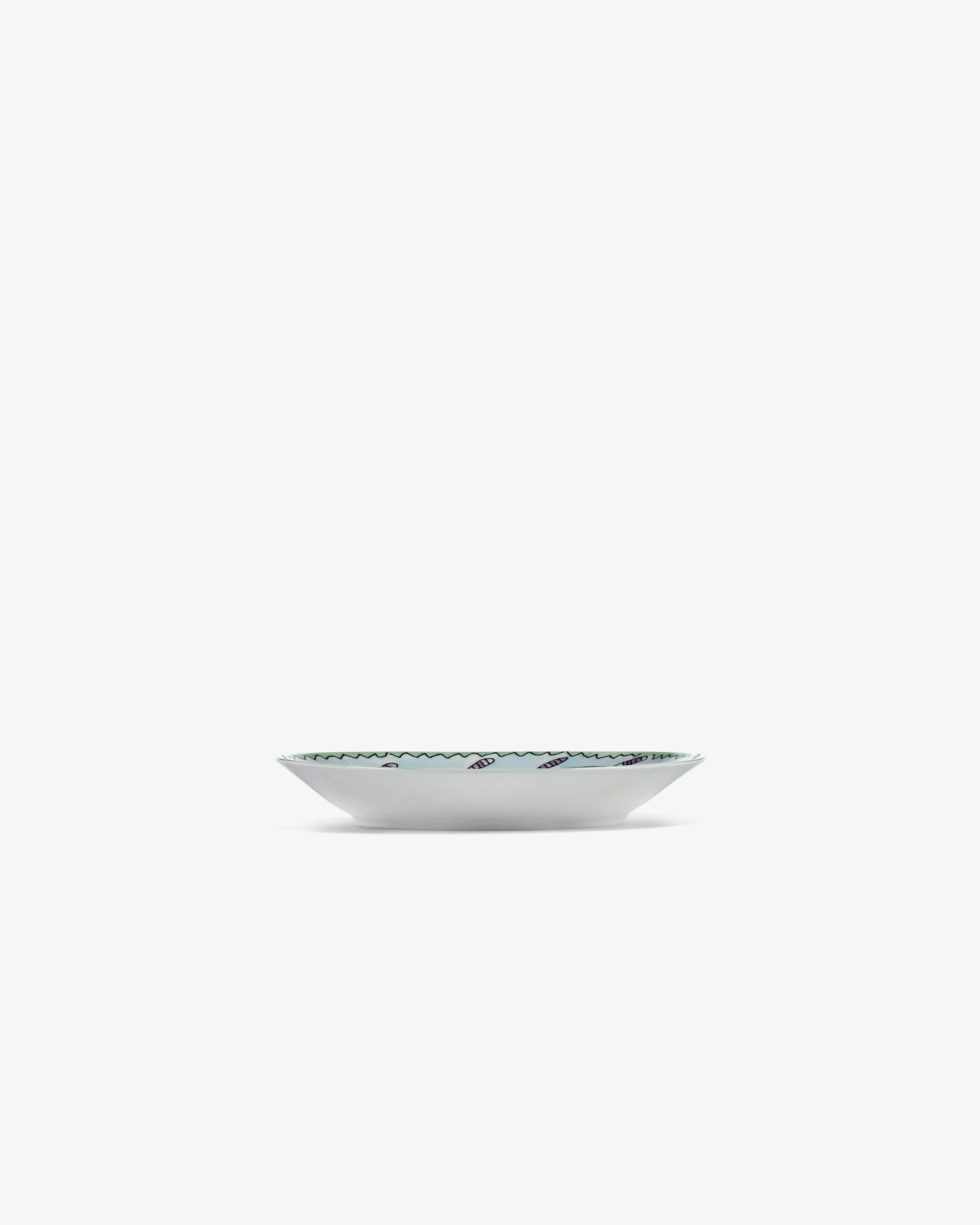 Deep plate S Blossom milk Midnight Flowers
