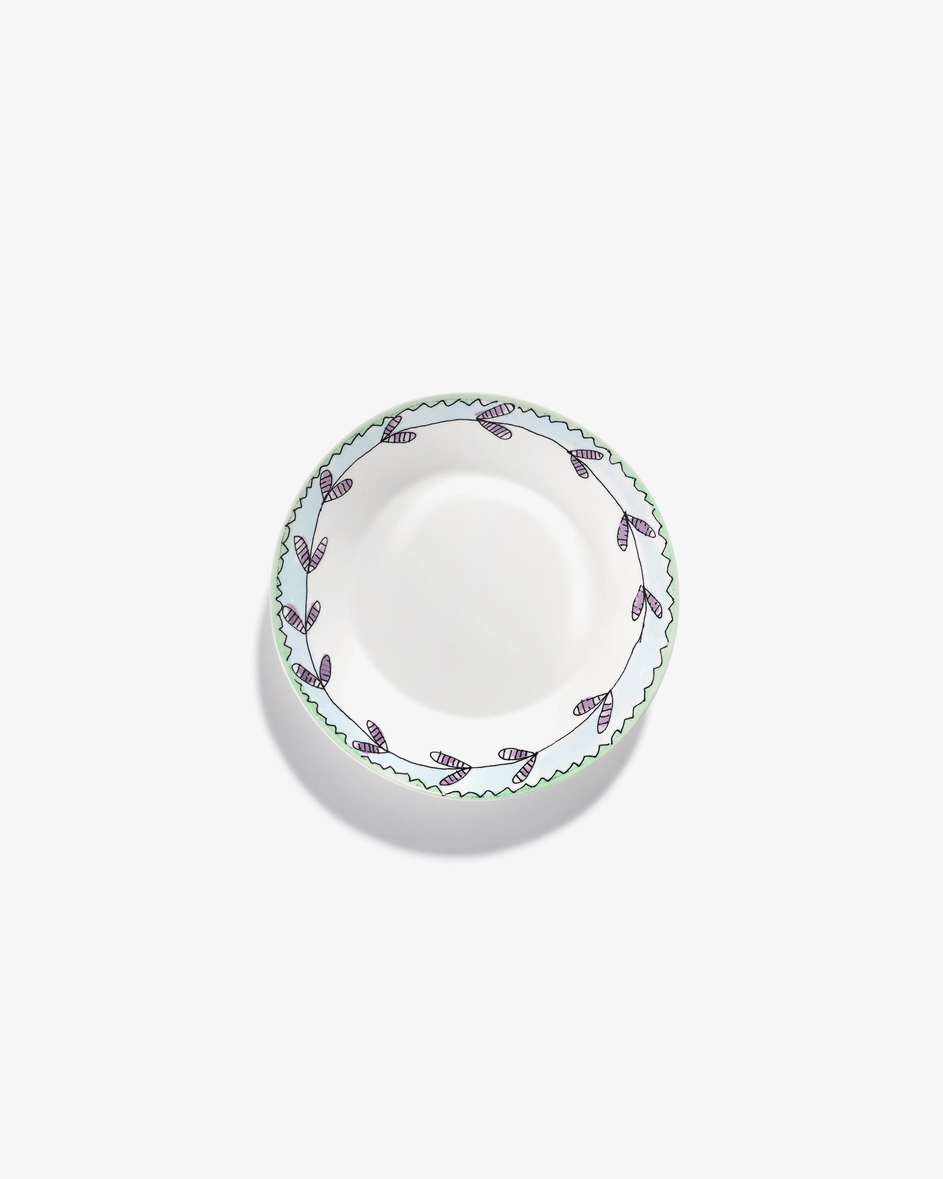 Deep plate S Blossom milk Midnight Flowers