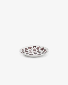 Deep plate S Dark viola Midnight Flowers