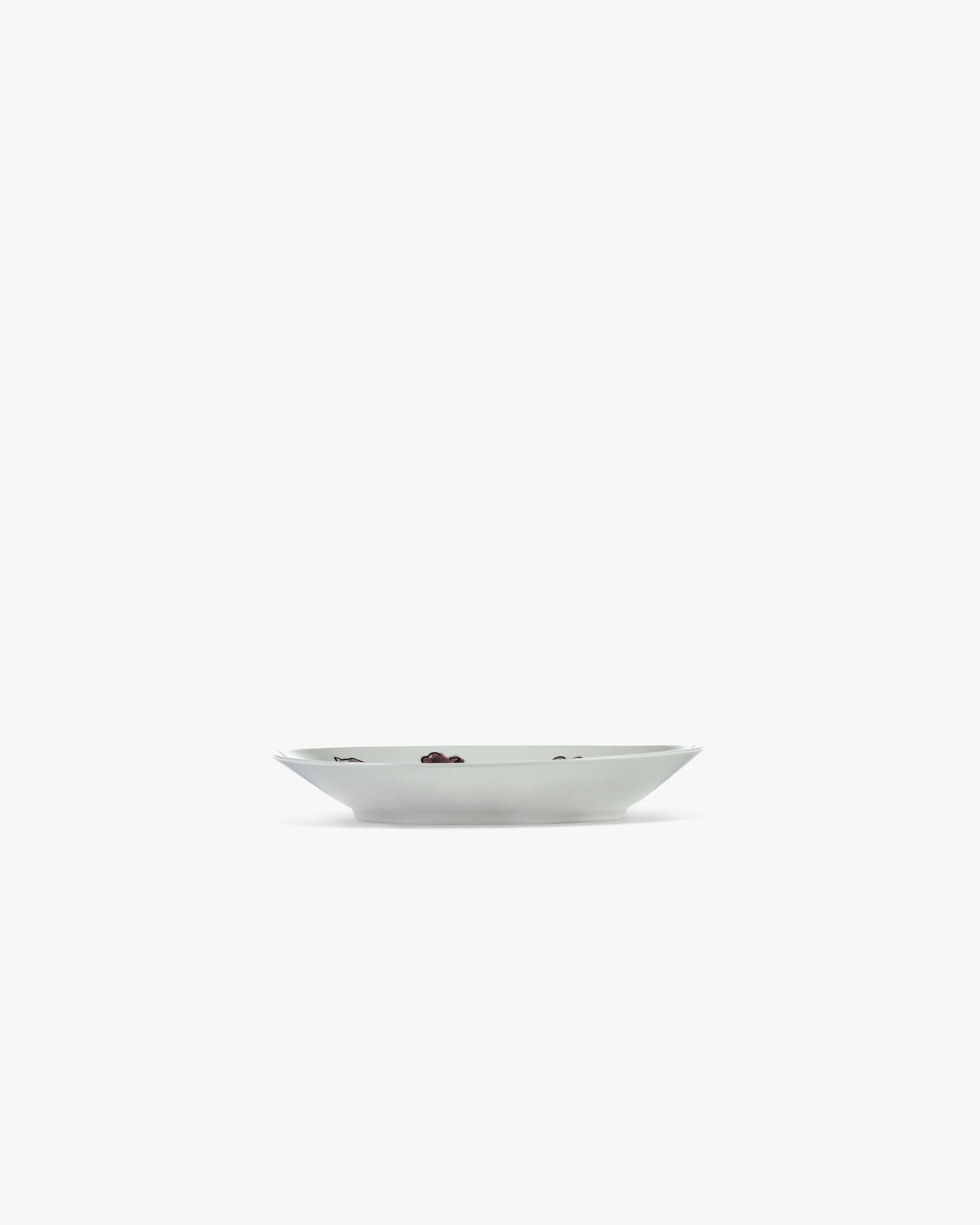 Deep plate S Dark viola Midnight Flowers
