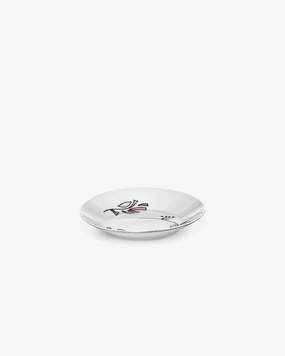 Deep plate S Fiore rosa Midnight Flowers