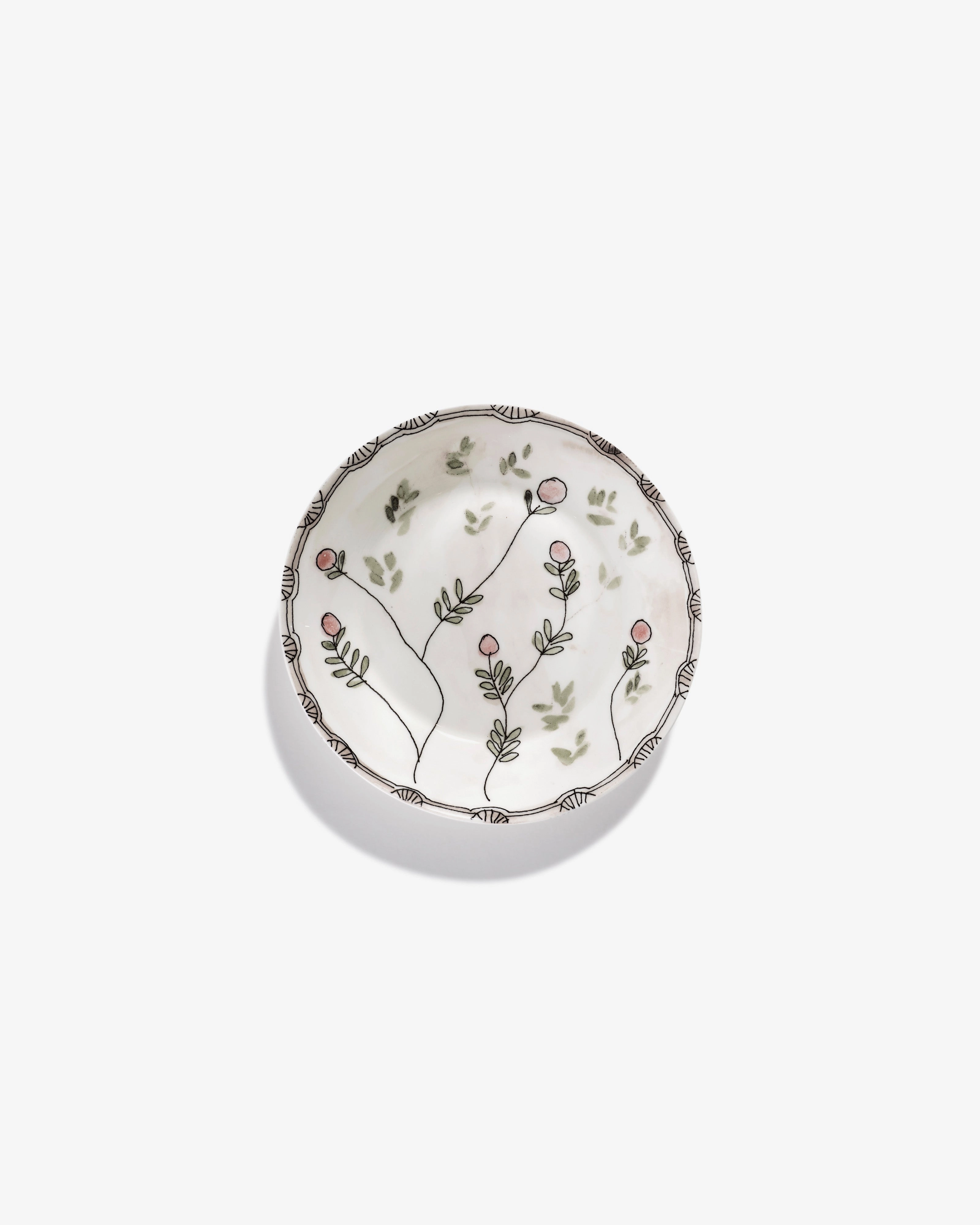 Deep plate S Mirtillo nude Midnight Flowers