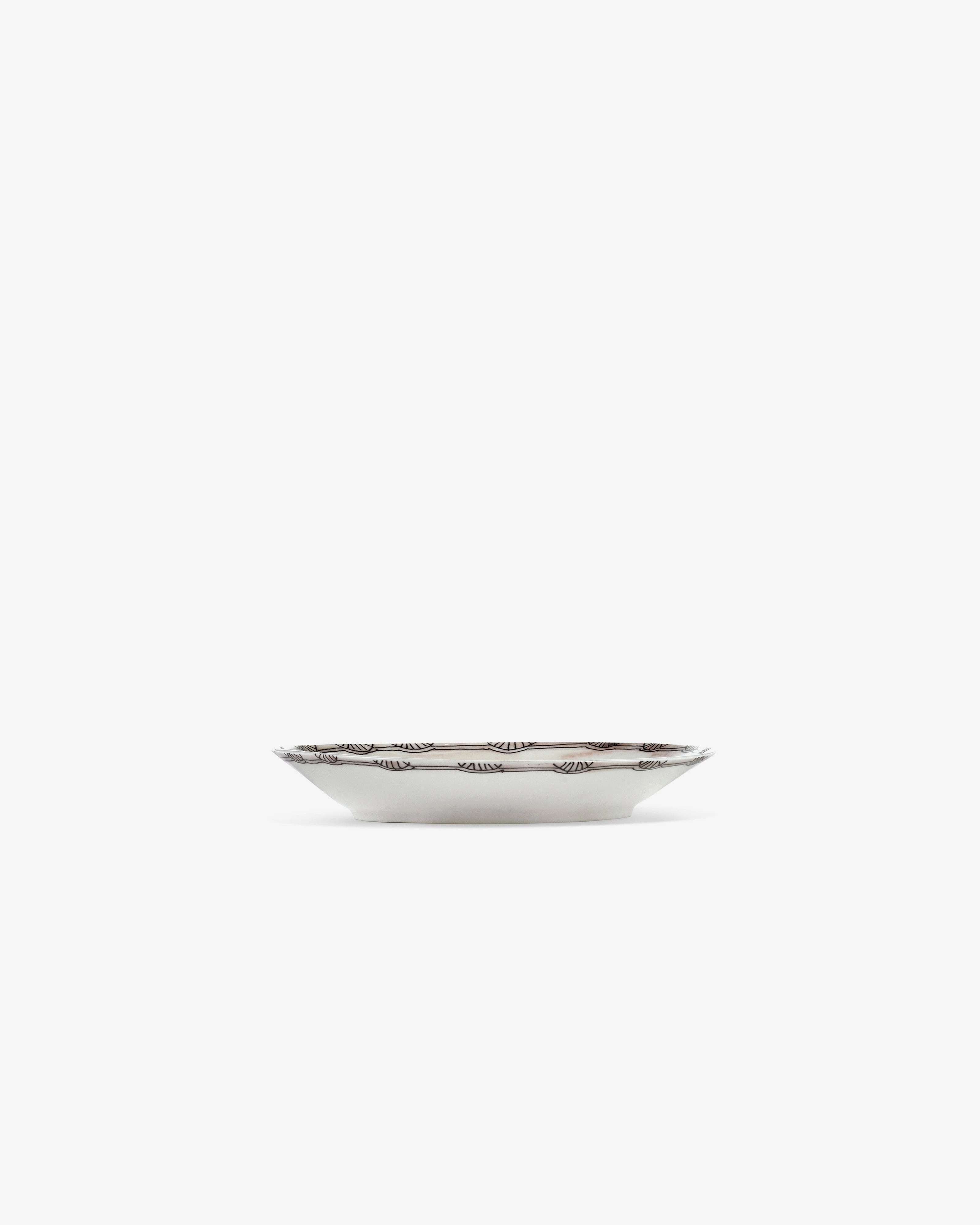 Deep plate S Mirtillo nude Midnight Flowers