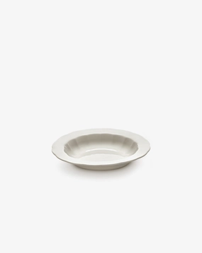 Deep plate S white Silhouette