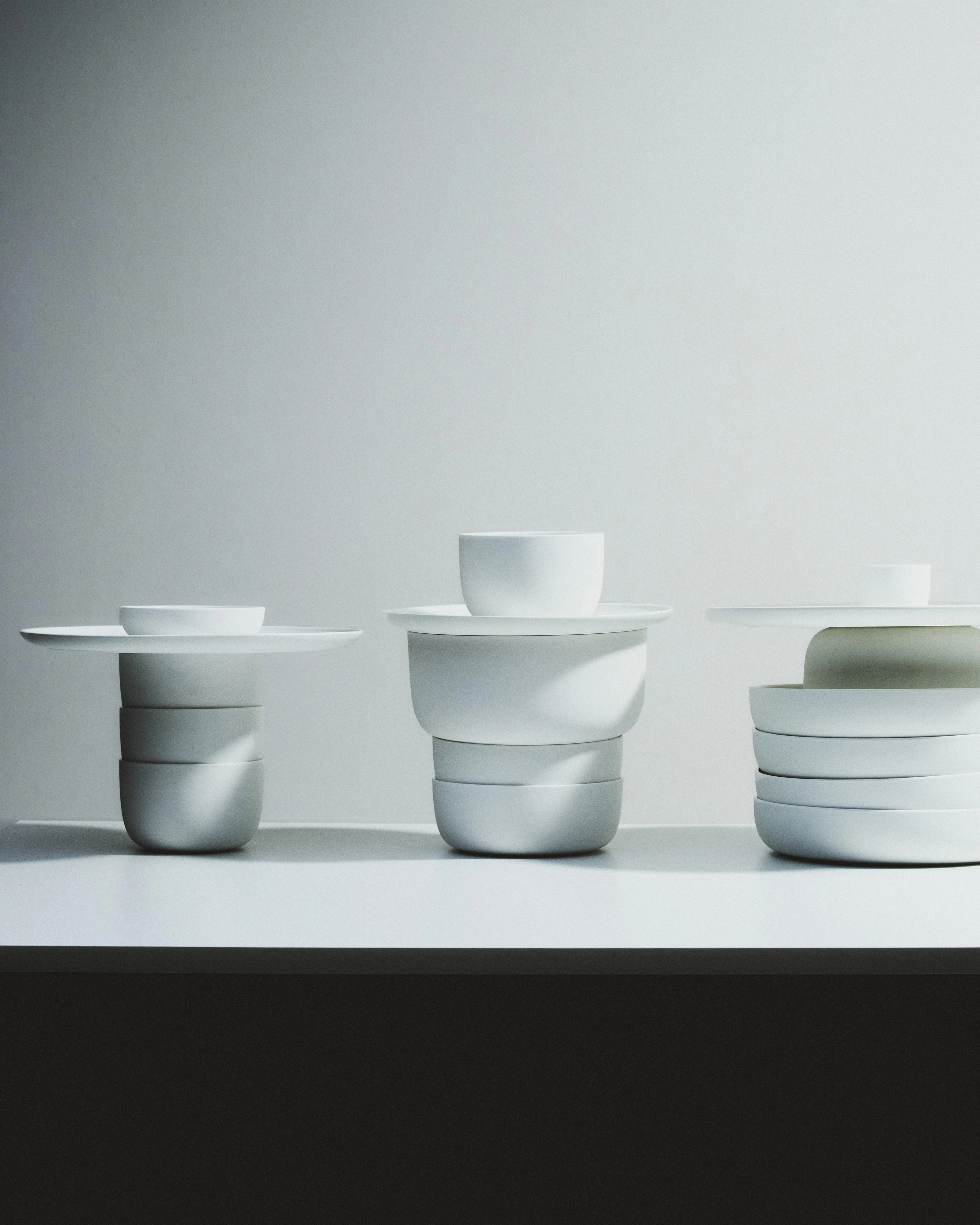 Deep plate XL white Base