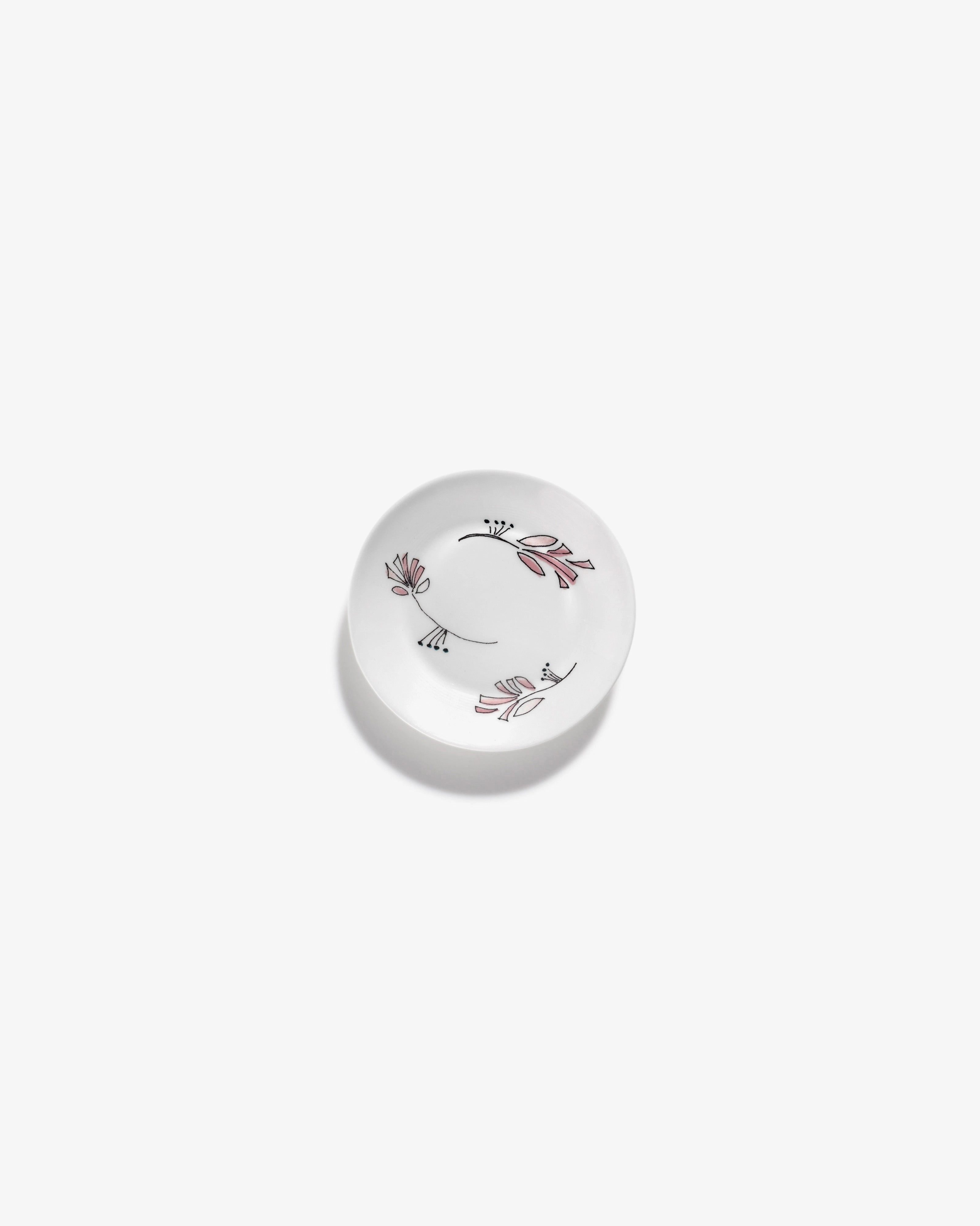 Deep plate XS Fiore rosa Midnight Flowers