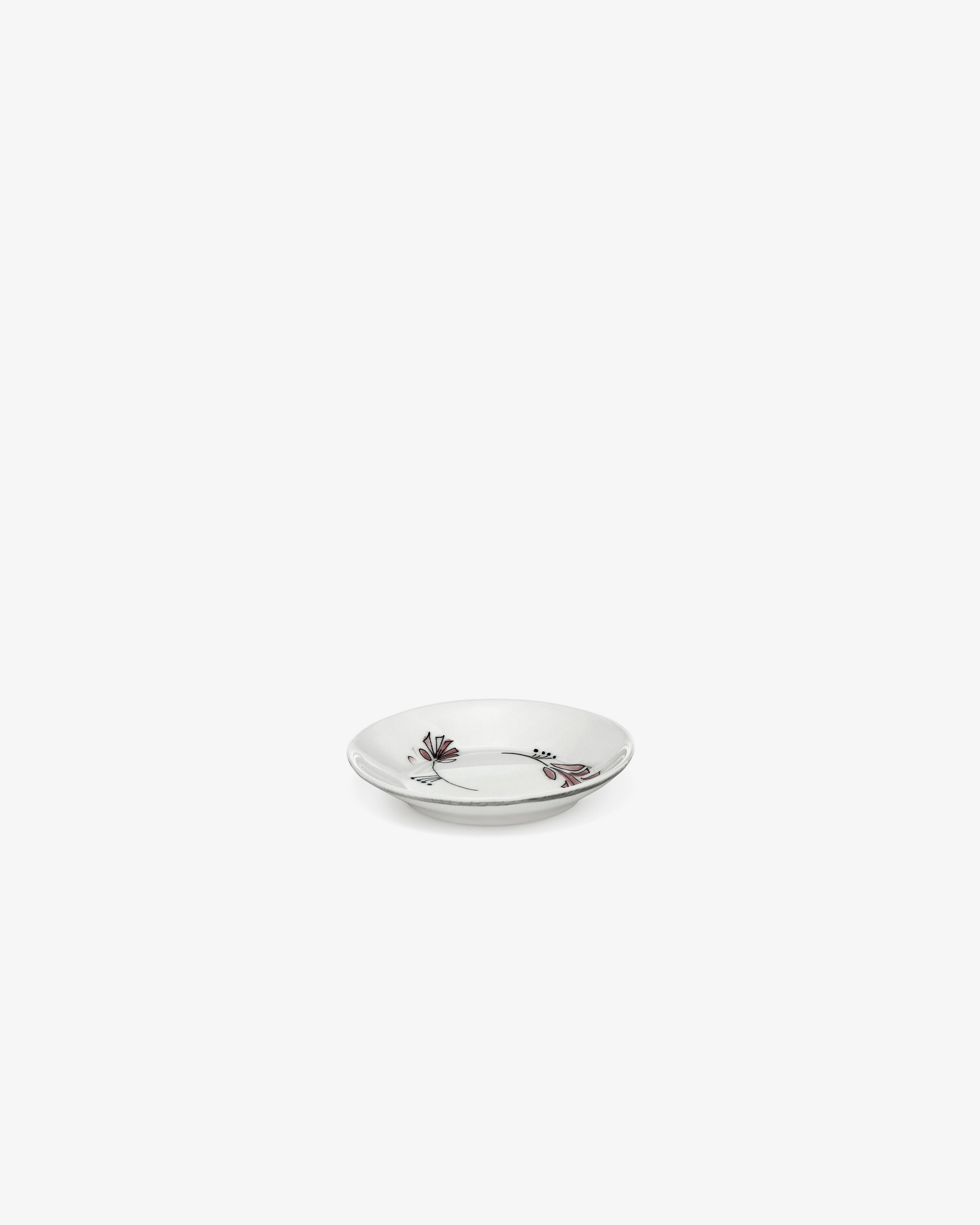 Deep plate XS Fiore rosa Midnight Flowers