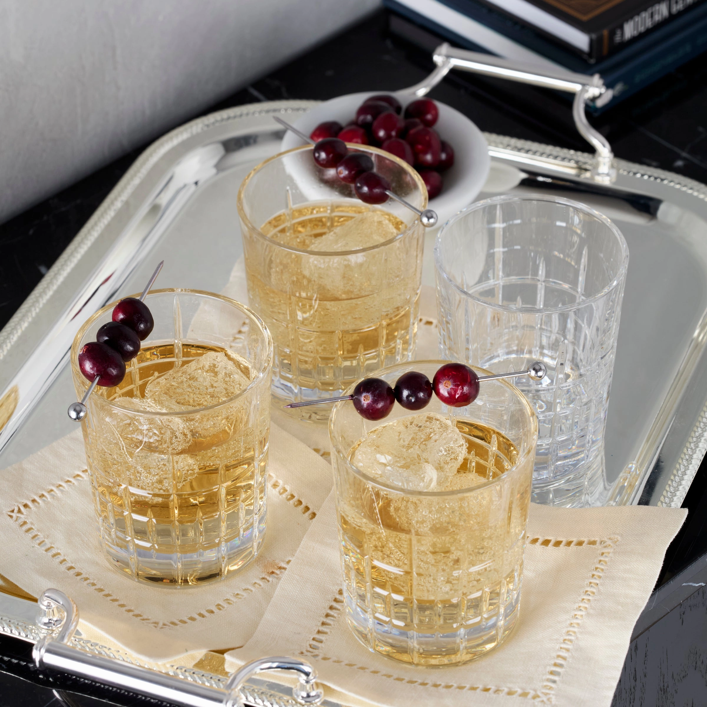 Deklan Double Old Fashion Glasses - Set Of 4