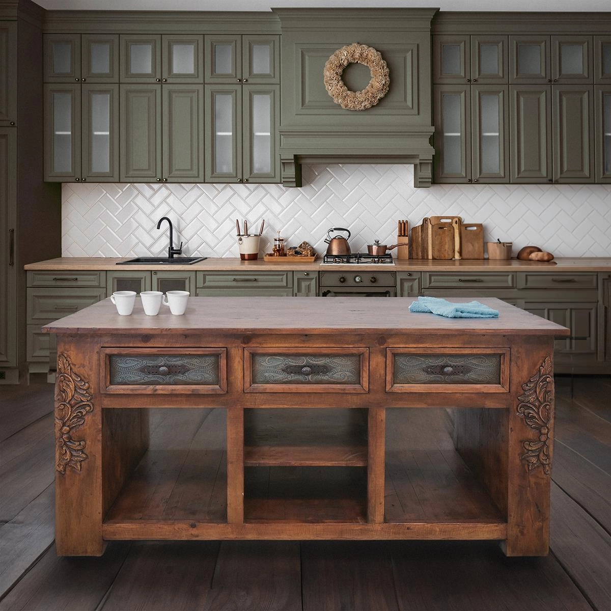 Delaware Western Kitchen Island glassware set, wine glass