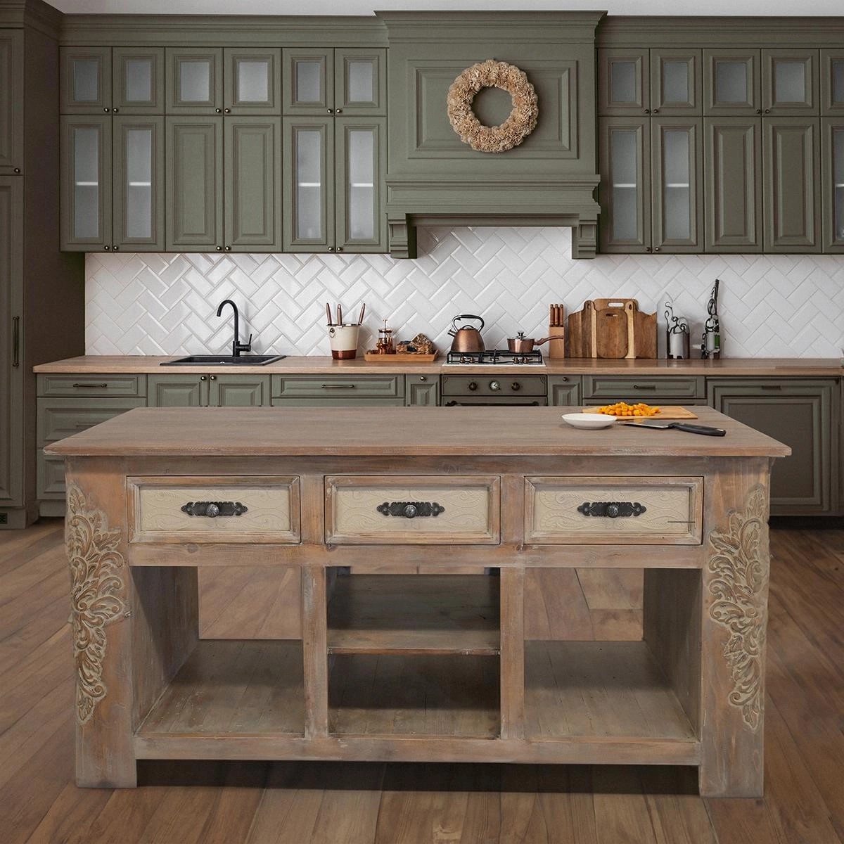 Delaware Western Kitchen Island