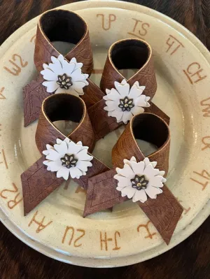 Denver Leather Napkin Rings 4-pc blender, kitchen appliance
