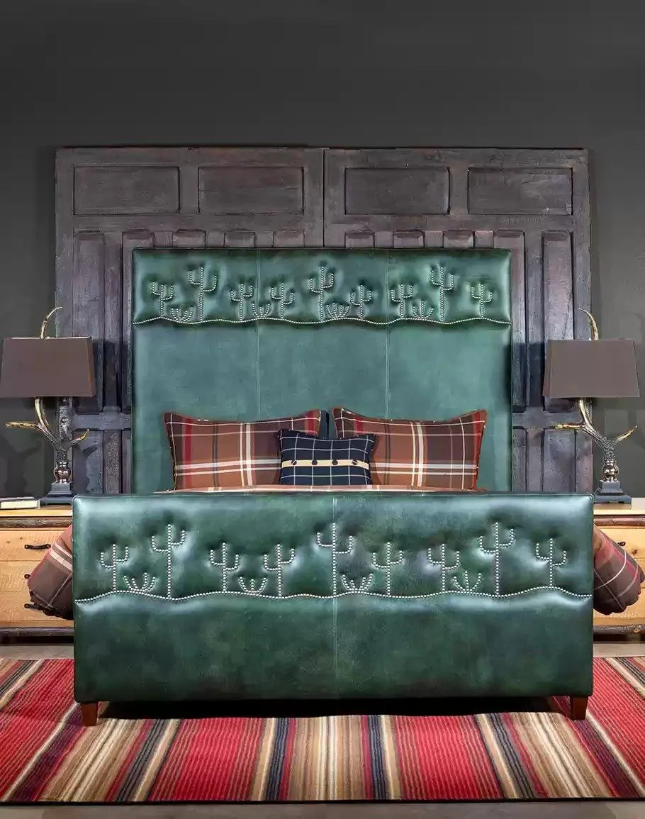 Desert Cactus Burnished Leather Bed gaming chair, computer chair