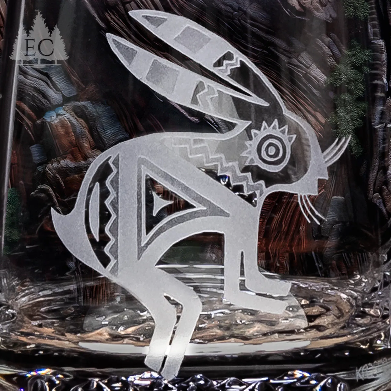 Desert Guardians Crystal Rocks Glasses