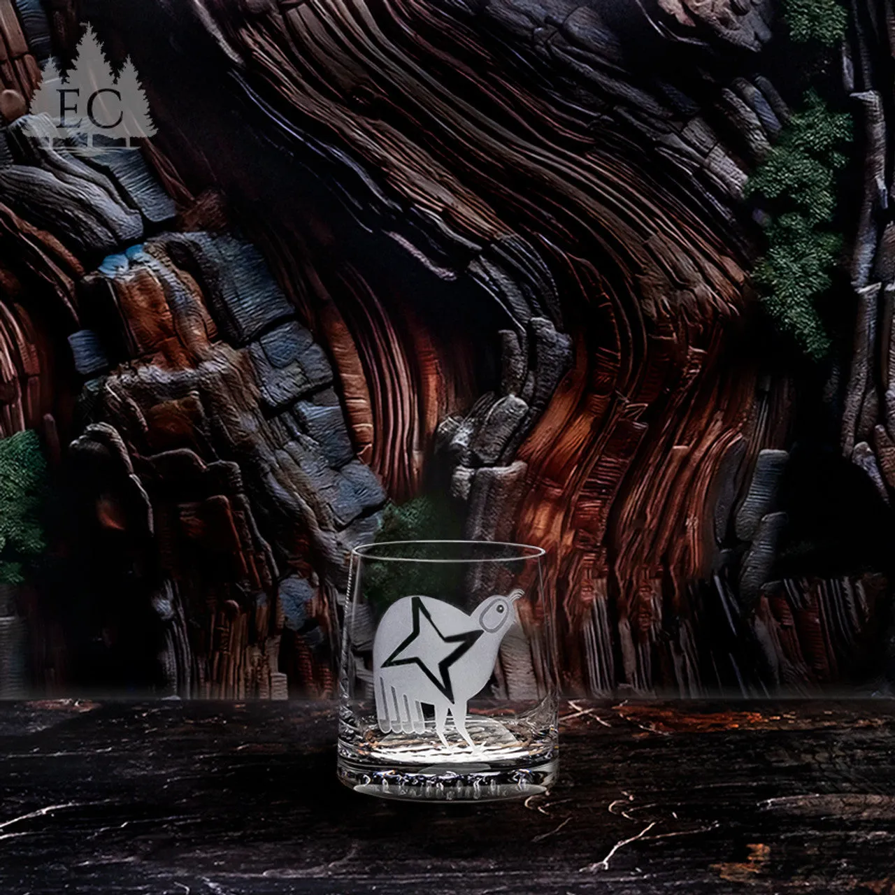 Desert Guardians Crystal Rocks Glasses