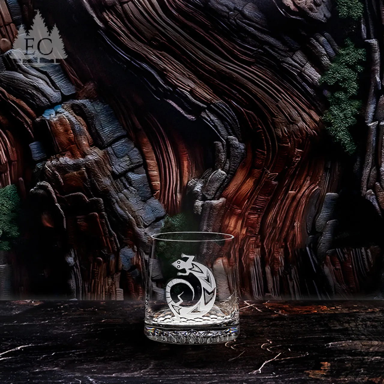Desert Guardians Crystal Rocks Glasses