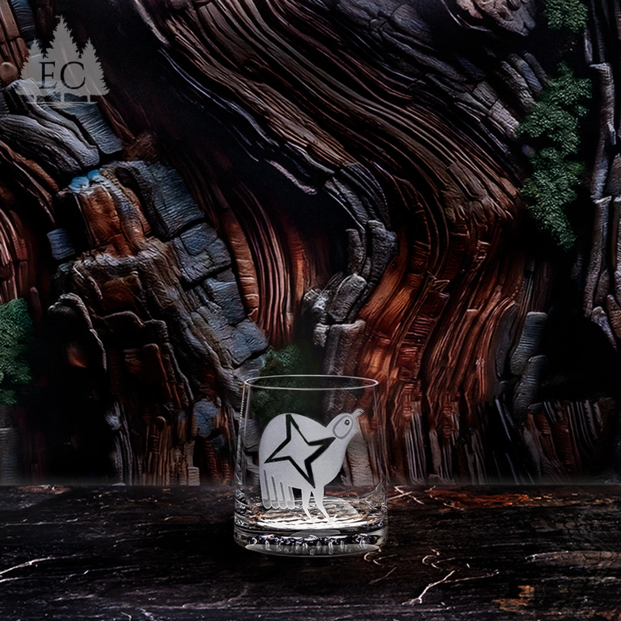 Desert Guardians Crystal Rocks Glasses