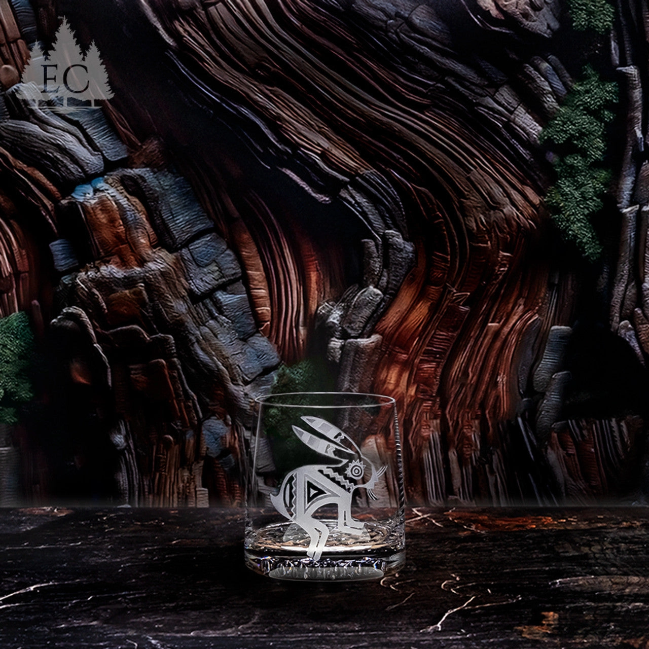 Desert Guardians Crystal Rocks Glasses