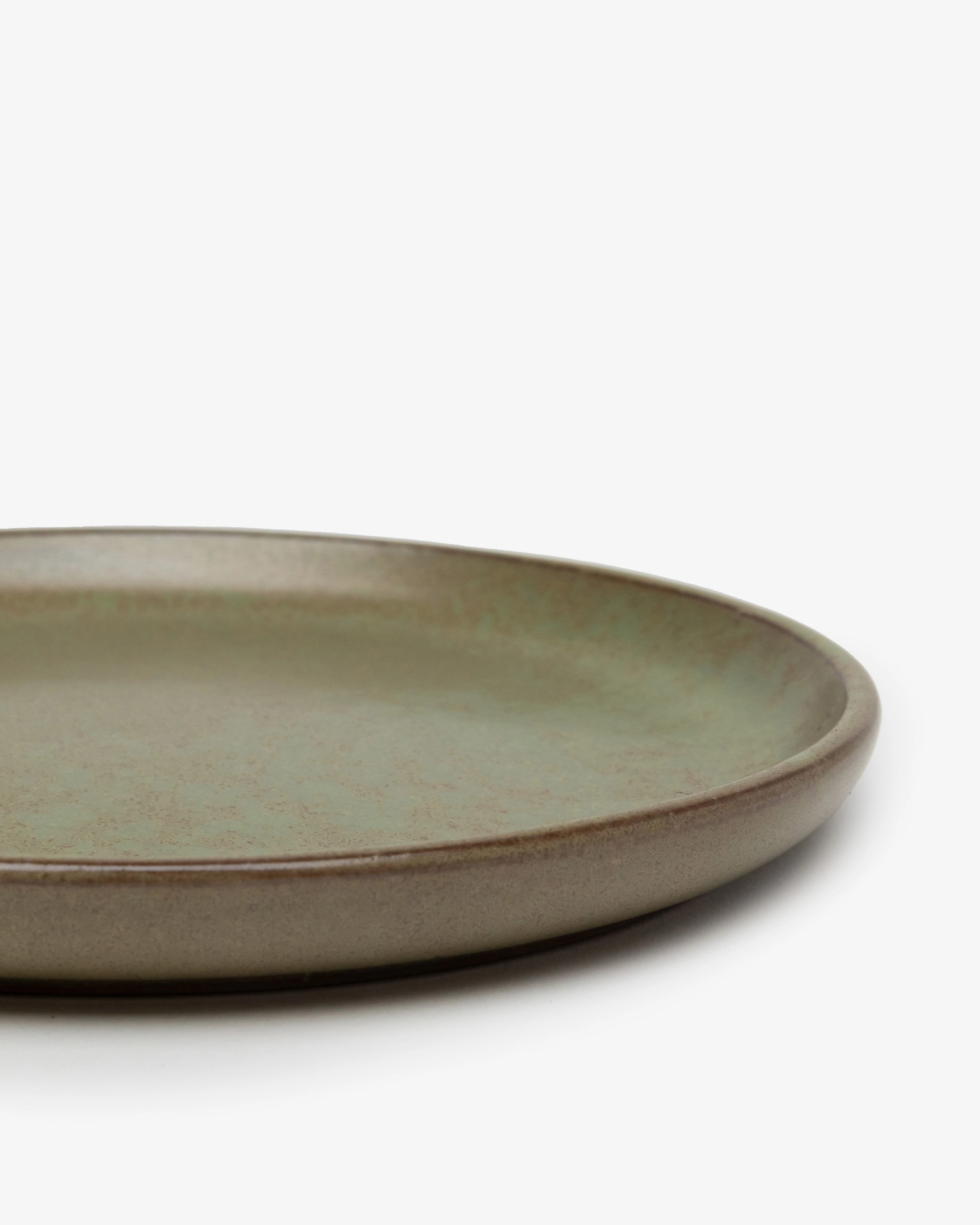 Dessert plate camogreen Surface