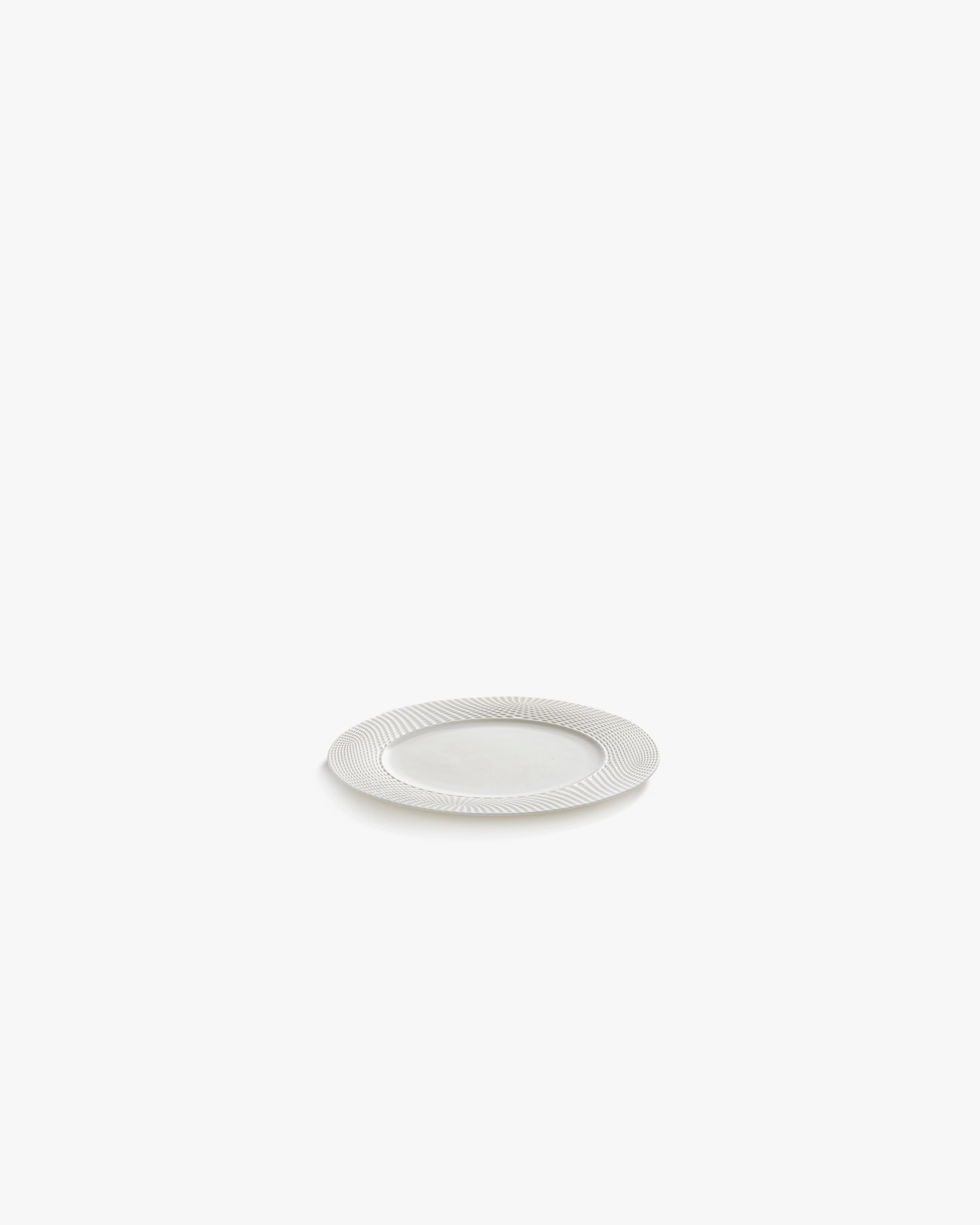 Dessert plate white Nido