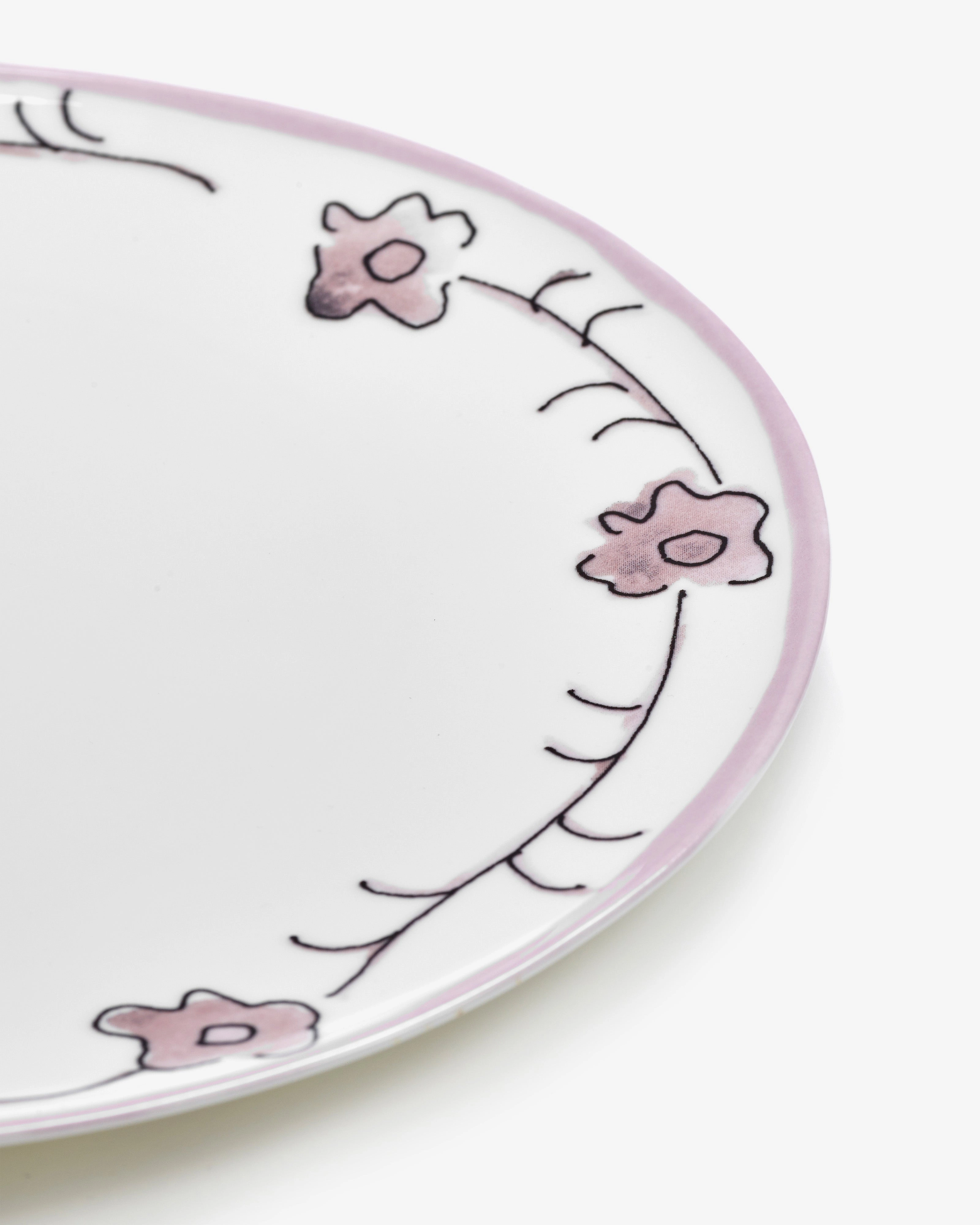Dinner plate Dark viola Midnight Flowers