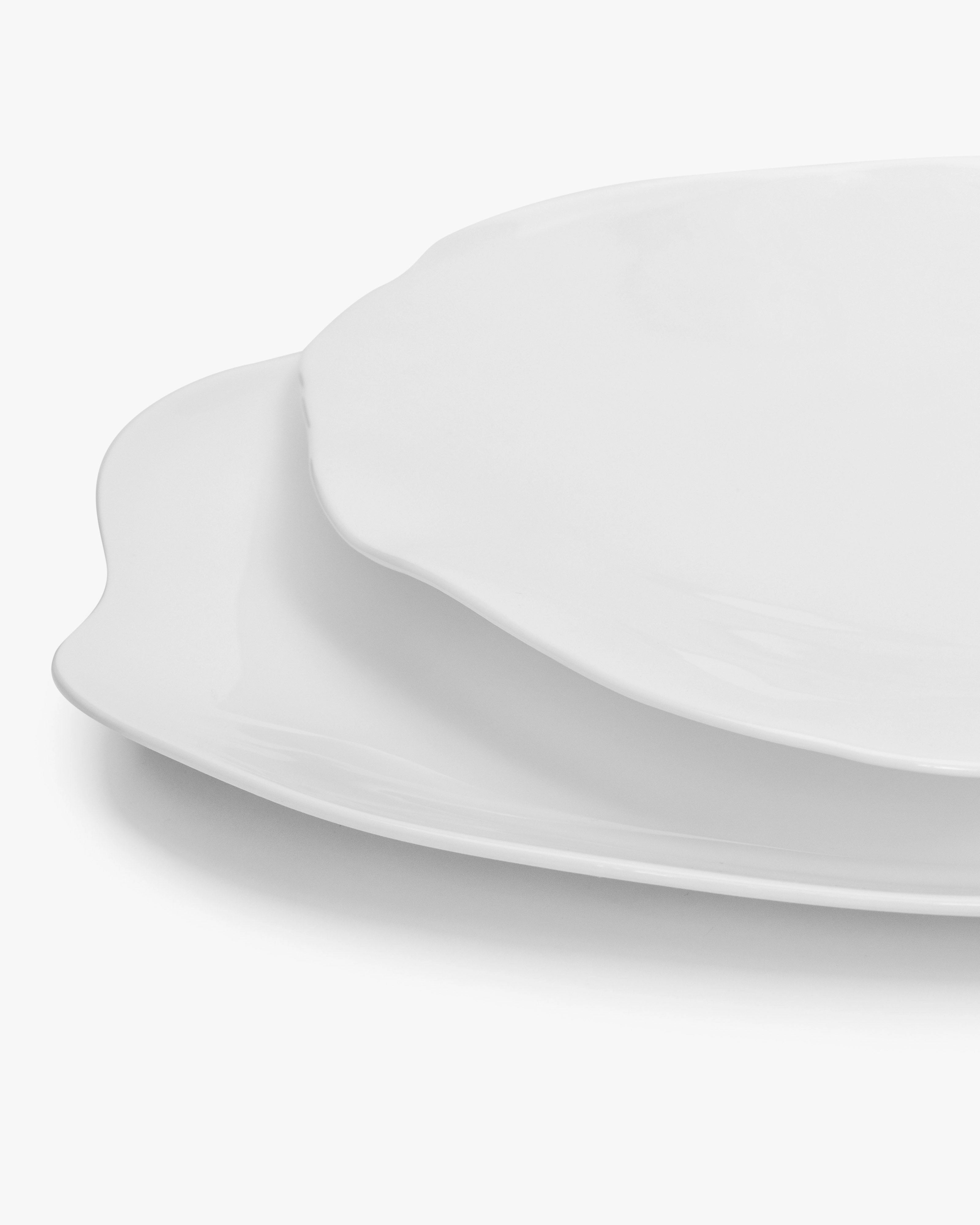 Dinner plate Heaven round white Perfect Imperfection