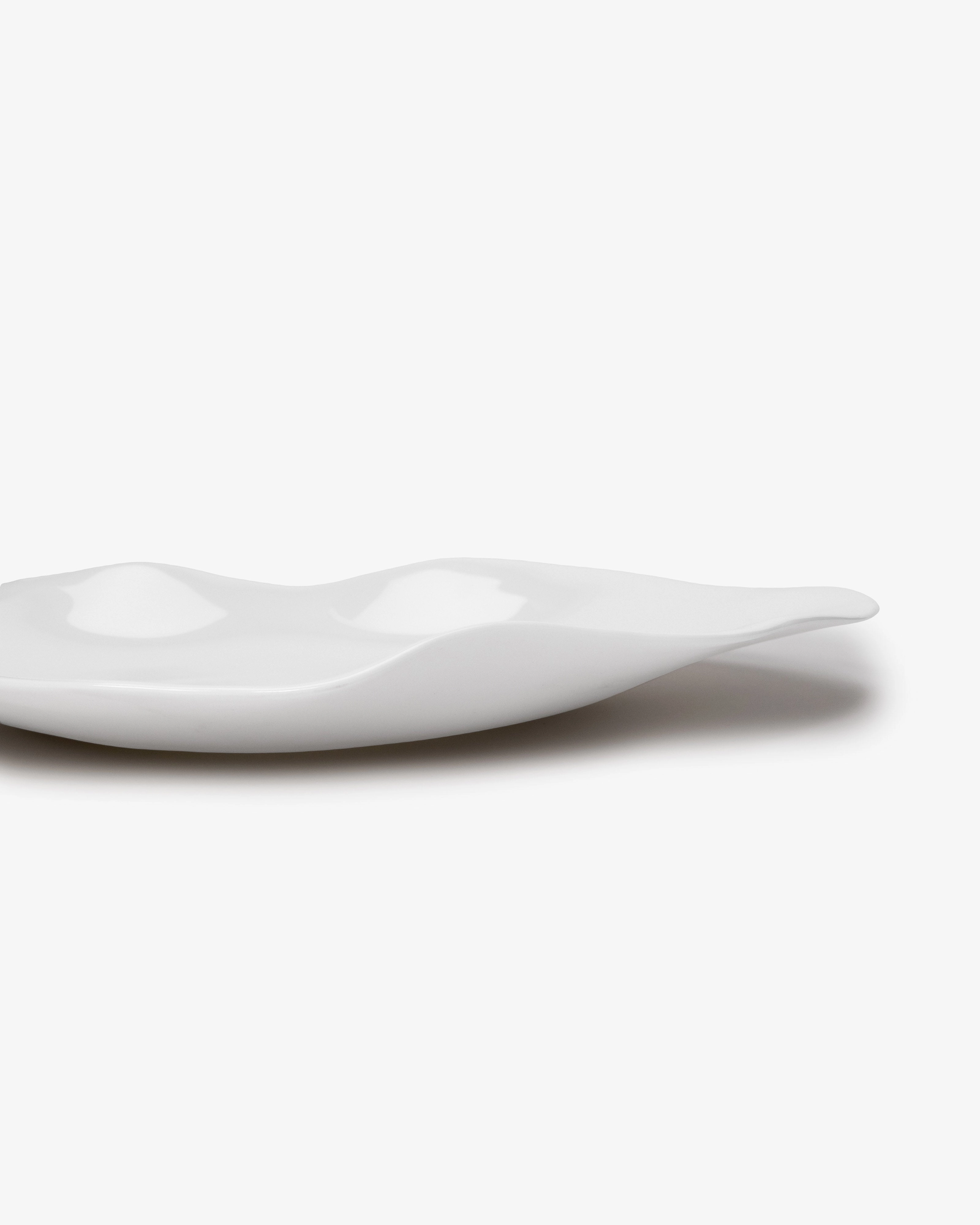 Dinner plate Heaven round white Perfect Imperfection
