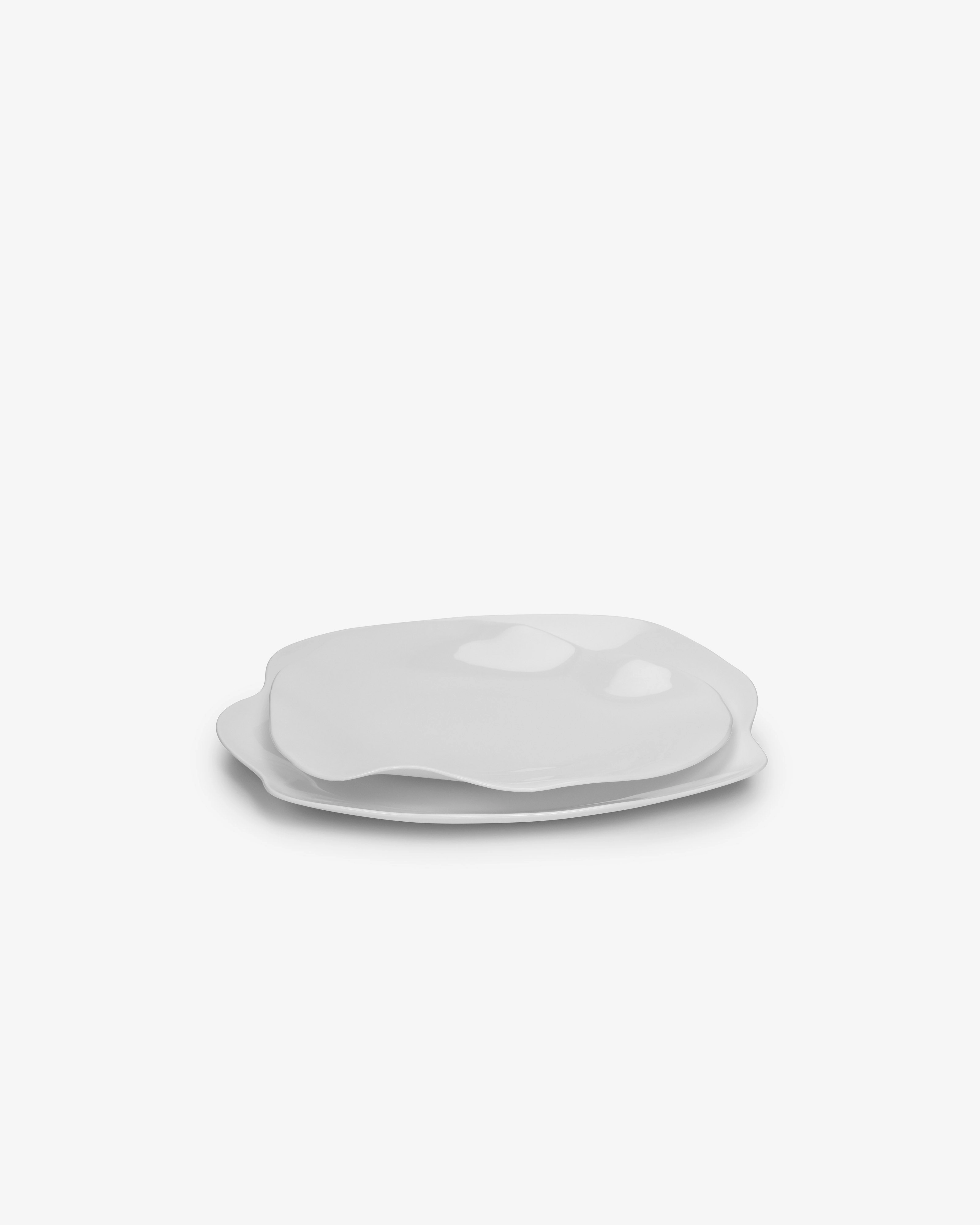 Dinner plate Heaven round white Perfect Imperfection
