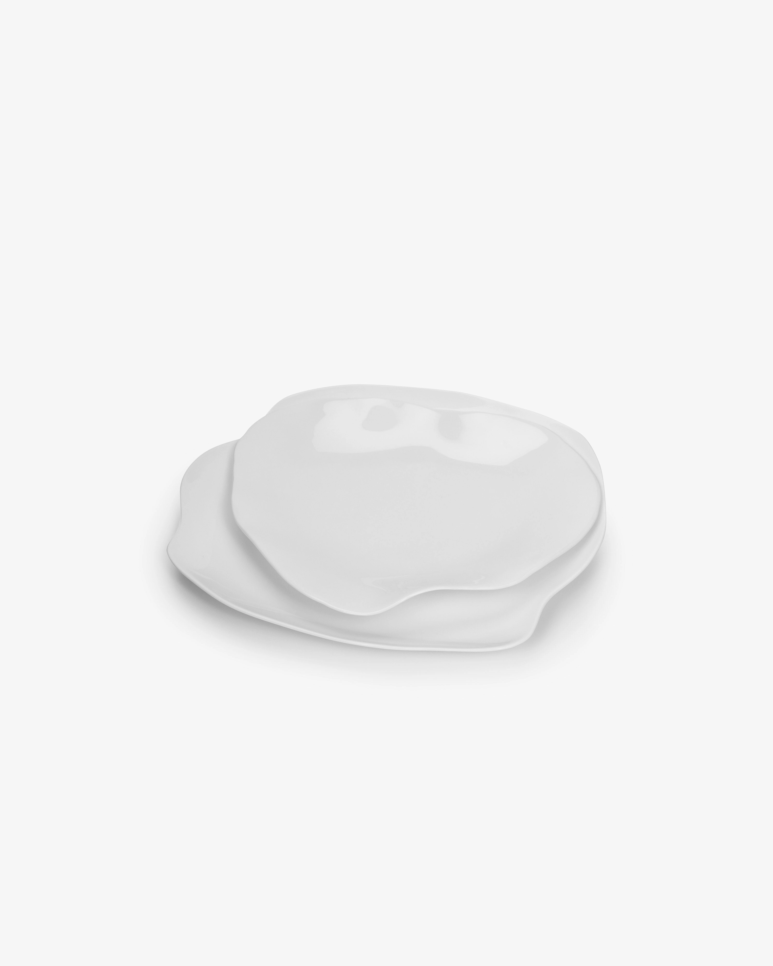Dinner plate Heaven round white Perfect Imperfection
