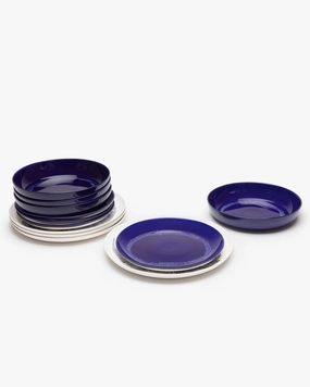 Dinner Set 12 pieces blue Feast