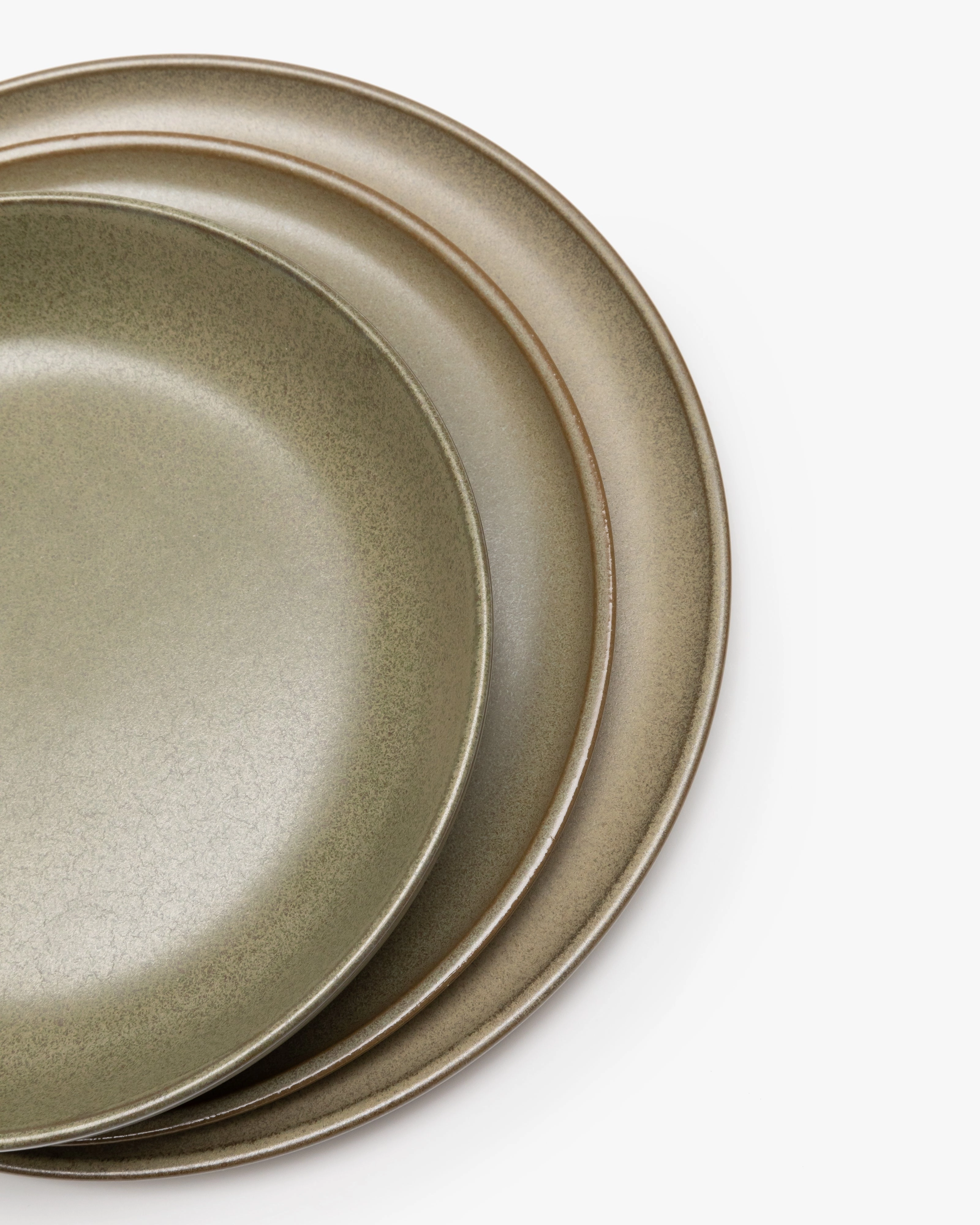 Dinner Set 12 pieces camogreen Surface