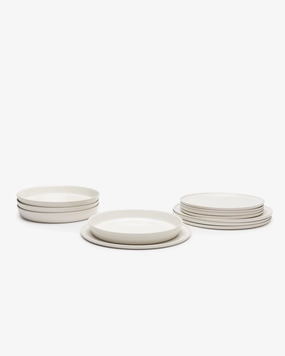 Dinner Set 12 pieces ivory Cena