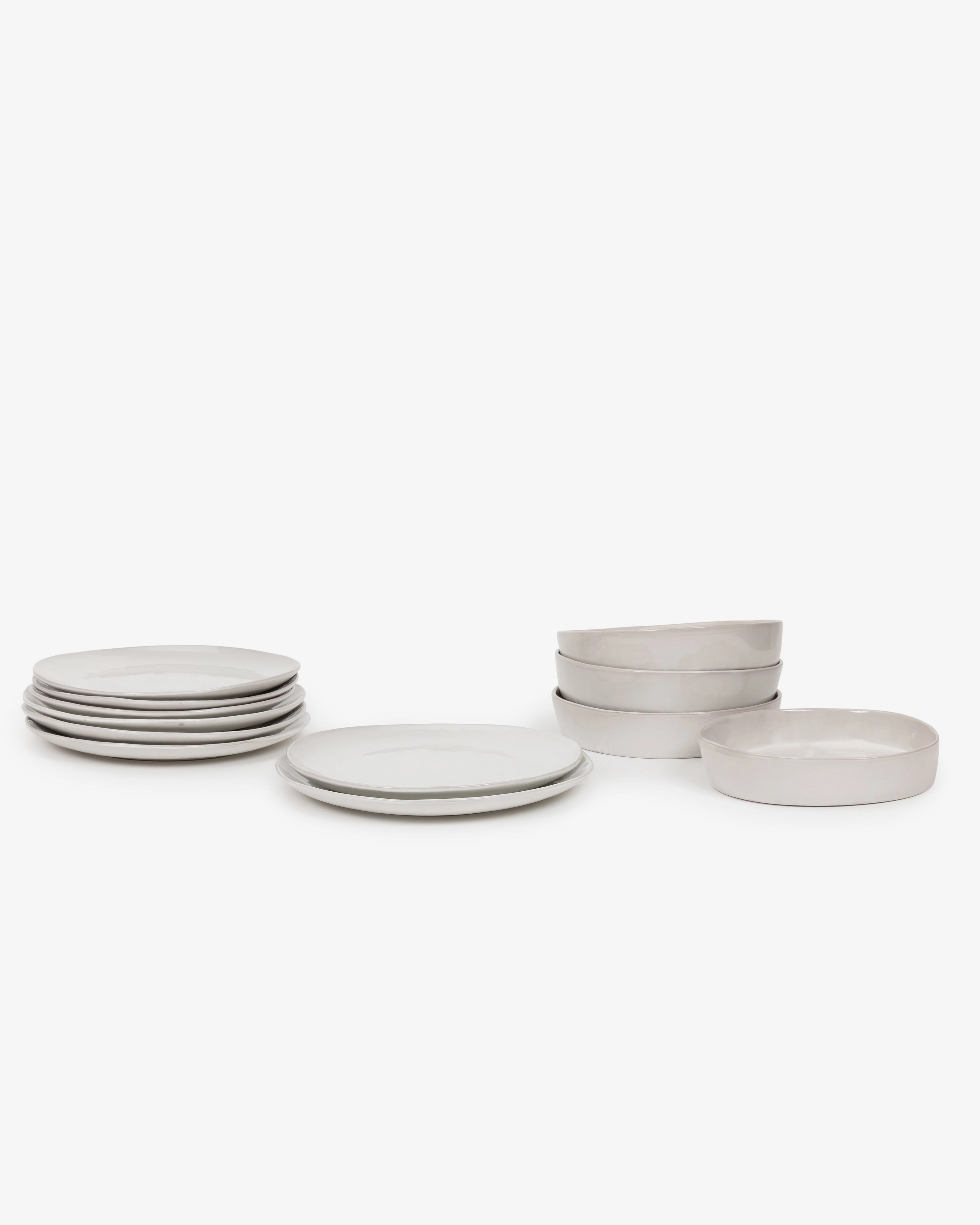Dinner Set 12 pieces off-white La Mre