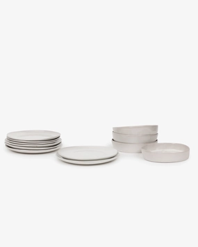 Dinner Set 12 pieces off-white La Mre