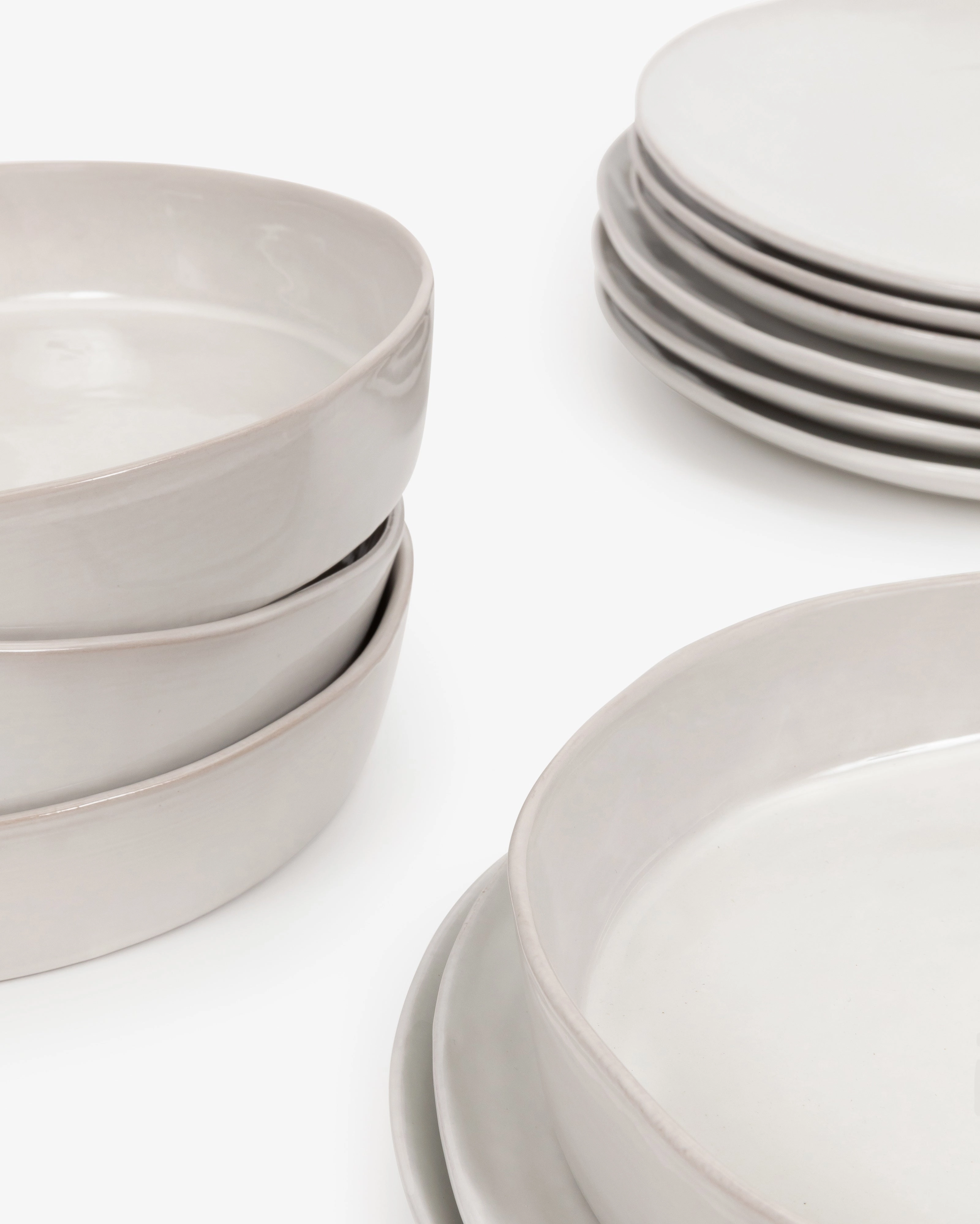 Dinner Set 12 pieces off-white La Mre