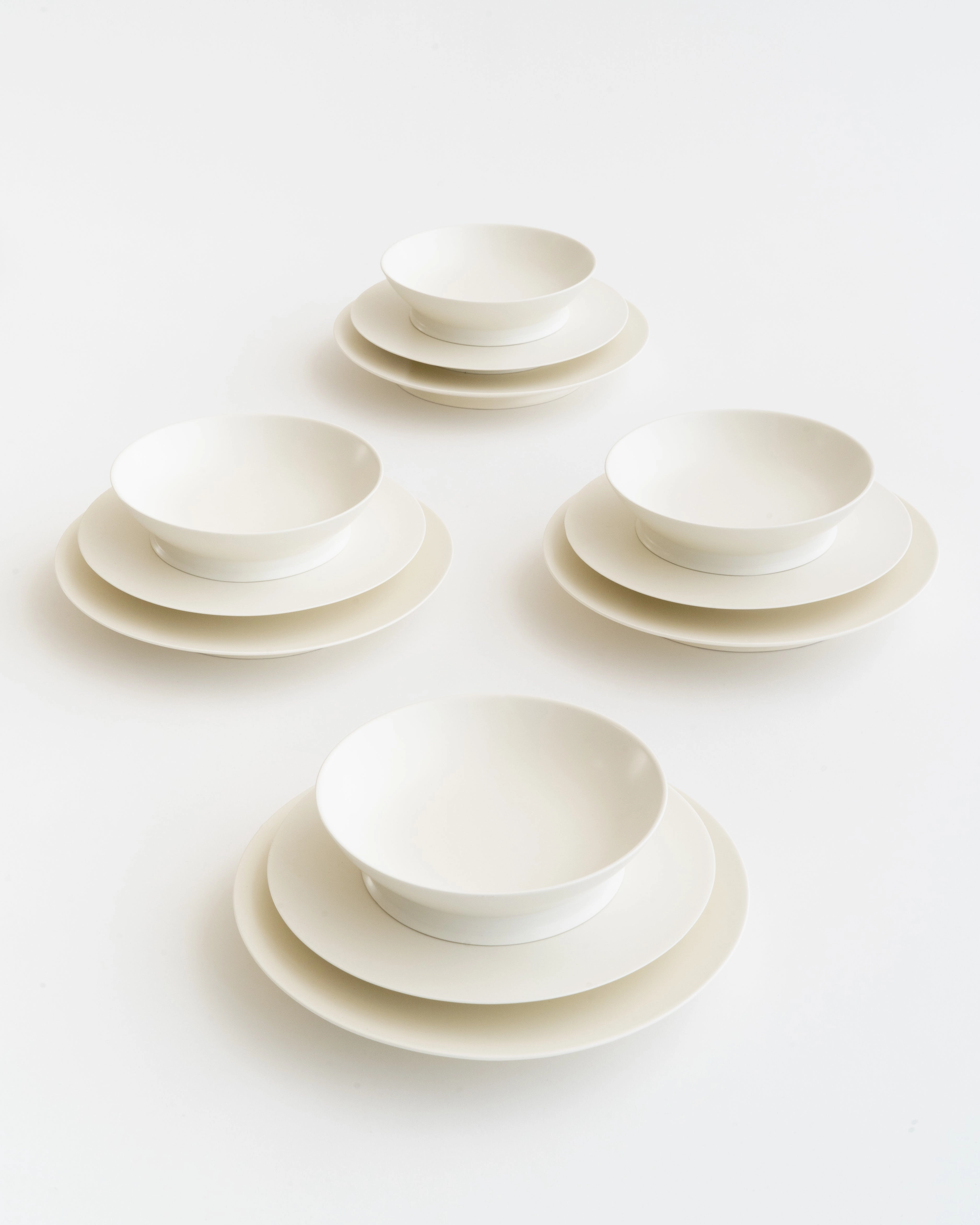Dinner Set 12 pieces Off White Ra