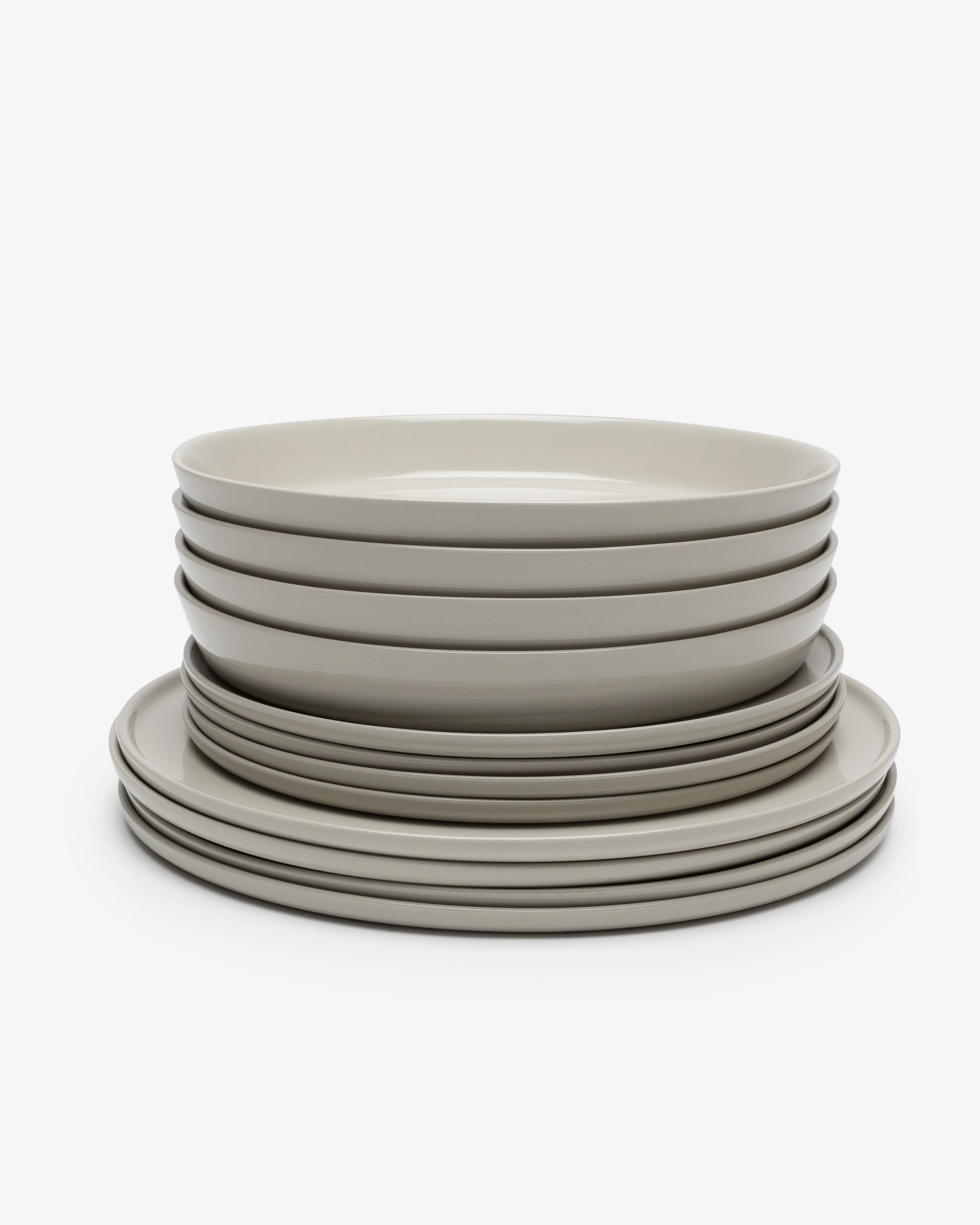 Dinner Set 12 pieces sand Cena