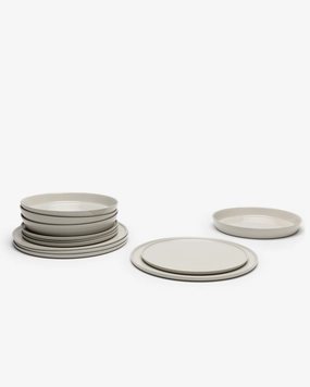 Dinner Set 12 pieces sand Cena