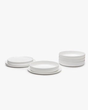 Dinner Set 12 pieces white Base