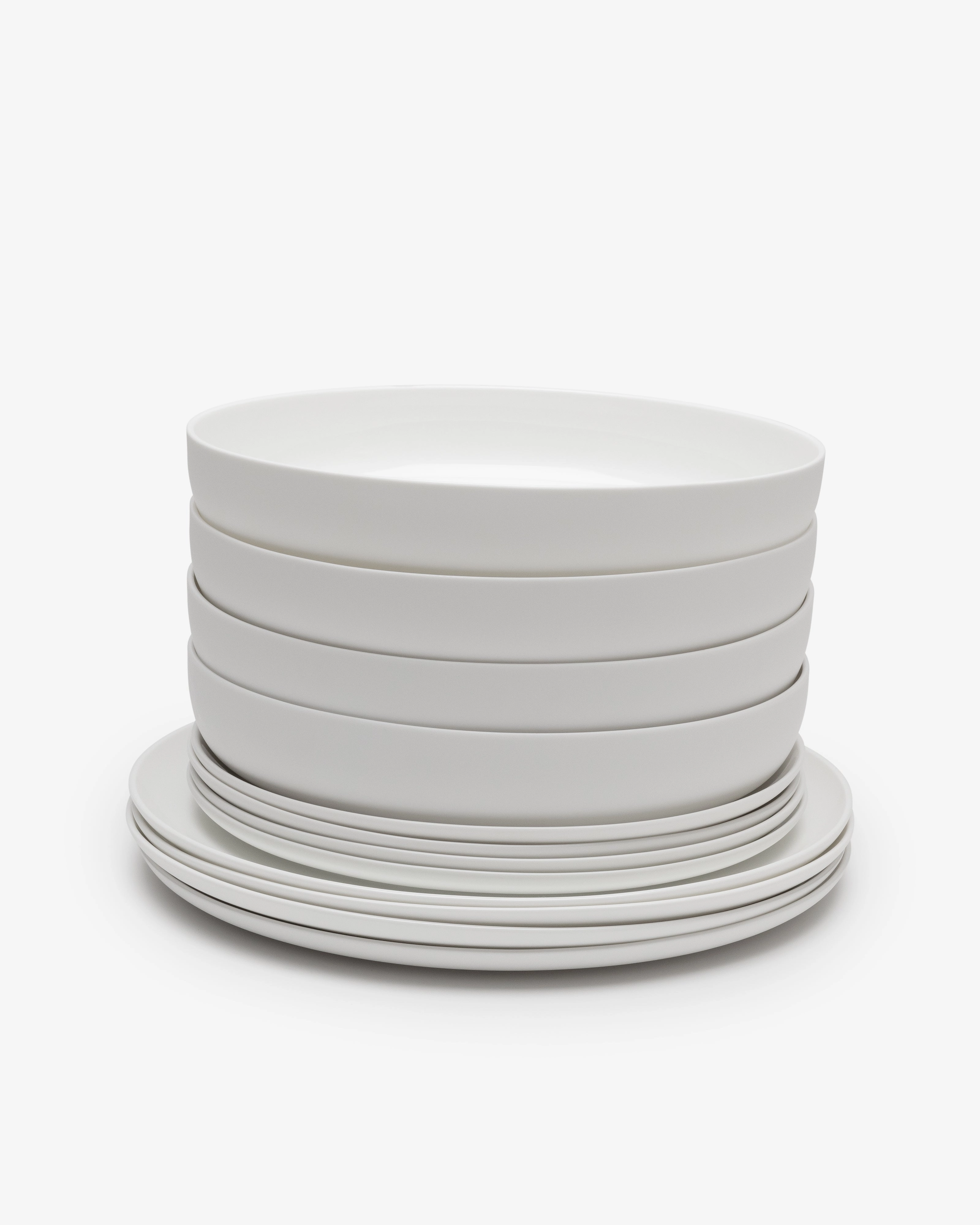 Dinner Set 12 pieces white Base