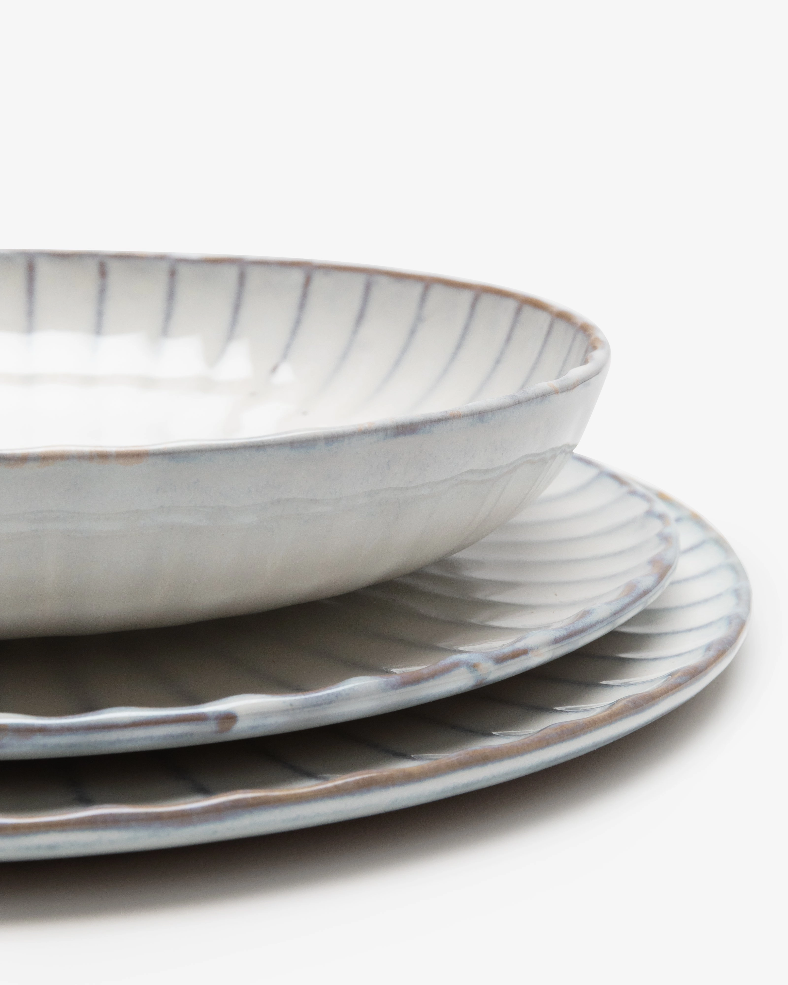 Dinner Set 12 pieces white Inku