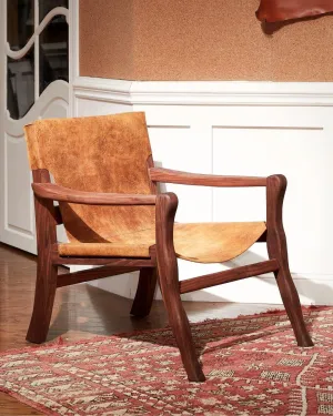 Distressed Leather Sling Chair euro sham, pillow shams