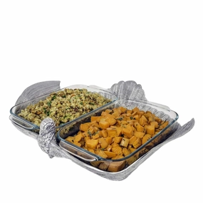 Double Base Turkey Casserole Holder baking dish, nonstick cookware