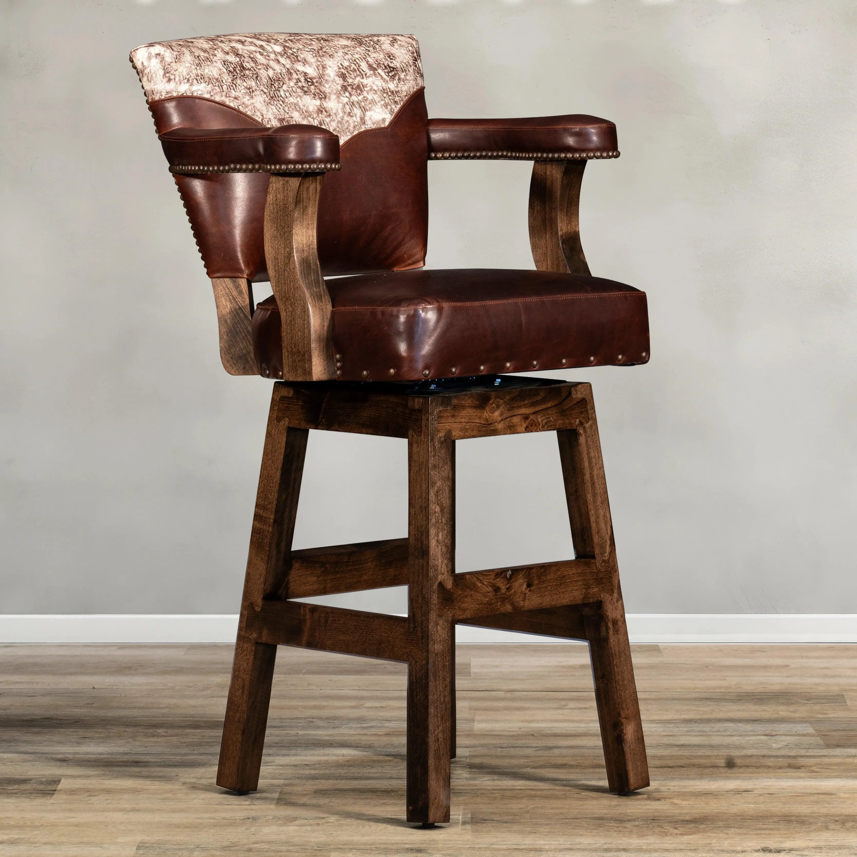 Driftwood Leather Bar Chair gaming chair, computer chair