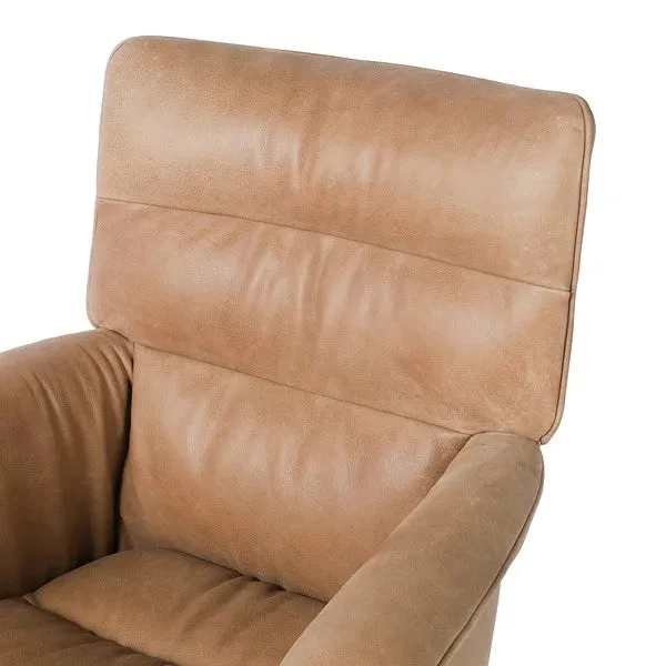Driftwood Leather Desk Chair