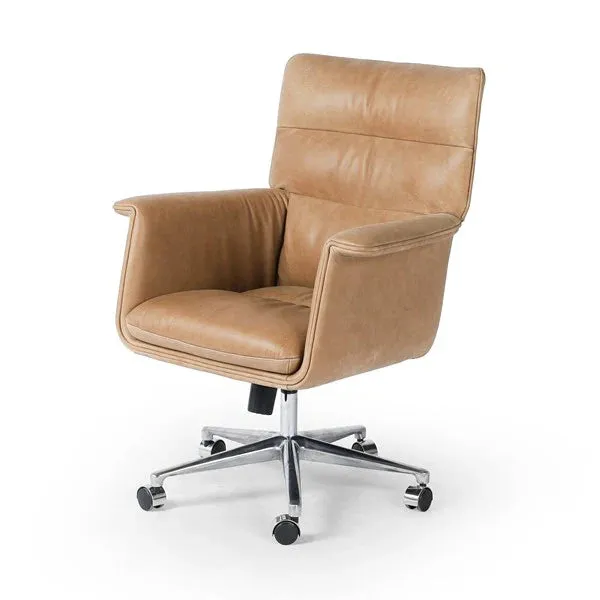 Driftwood Leather Desk Chair