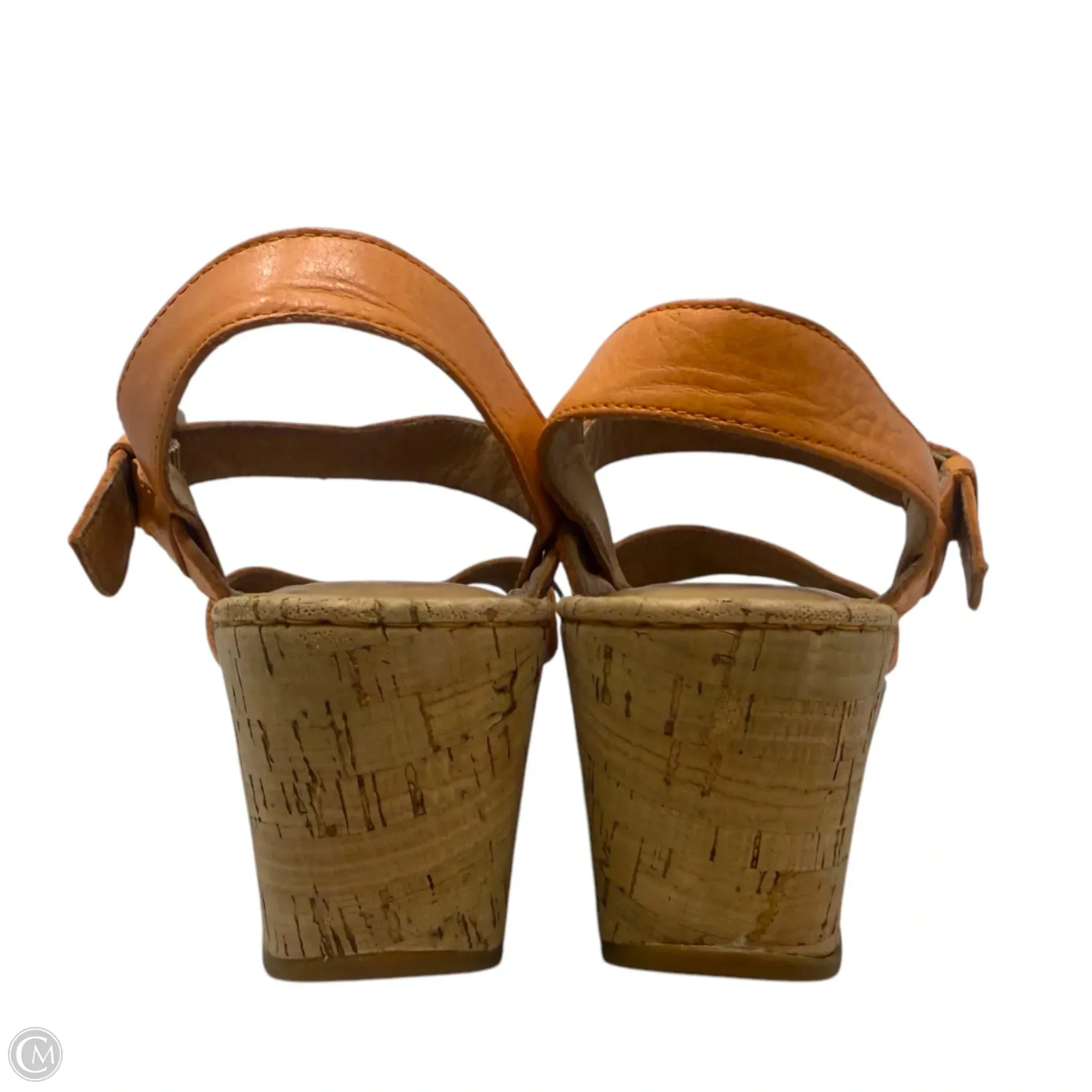 Du Jour Wedge Sandals By Born In Orange, Size: 9 born
