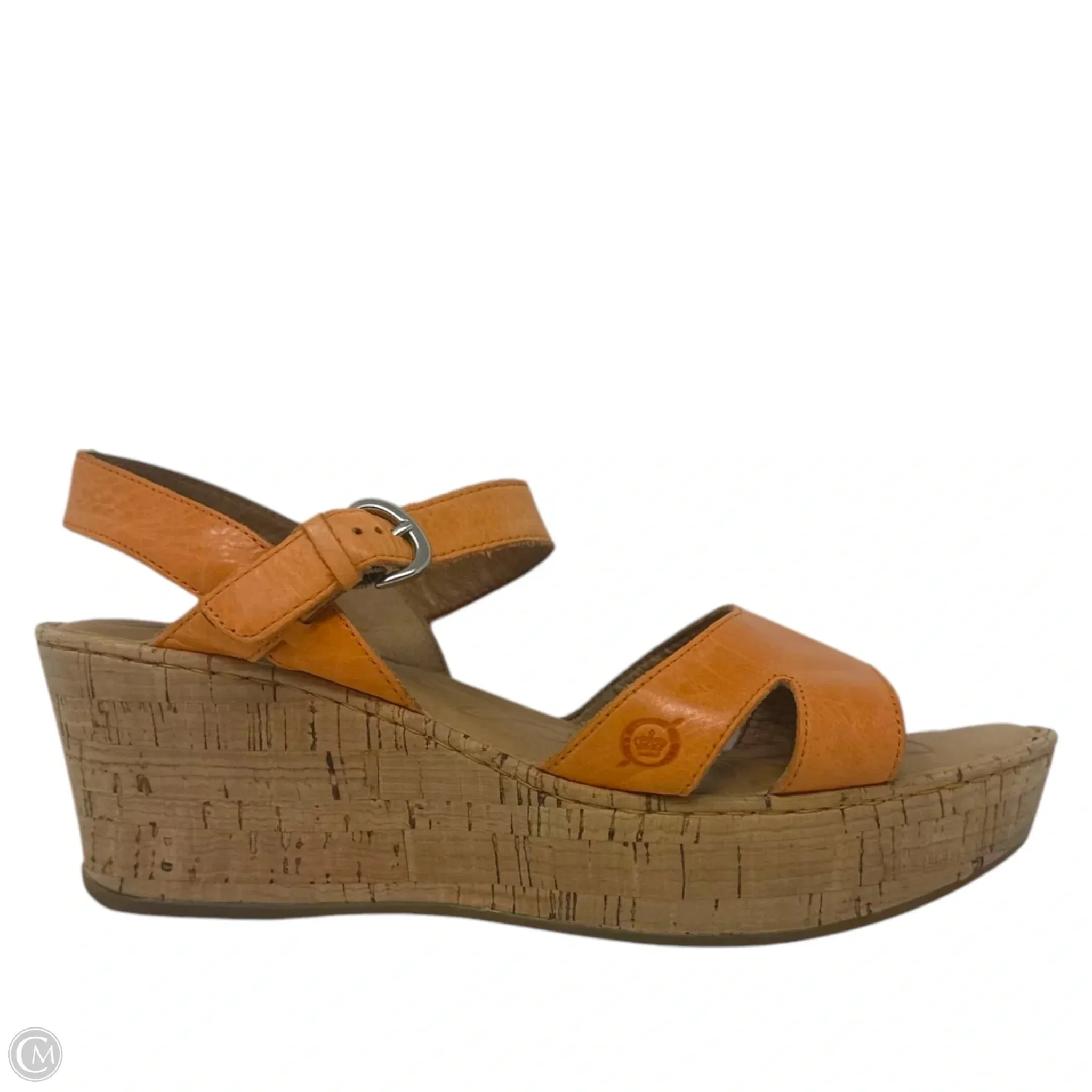 Du Jour Wedge Sandals By Born In Orange, Size: 9 born