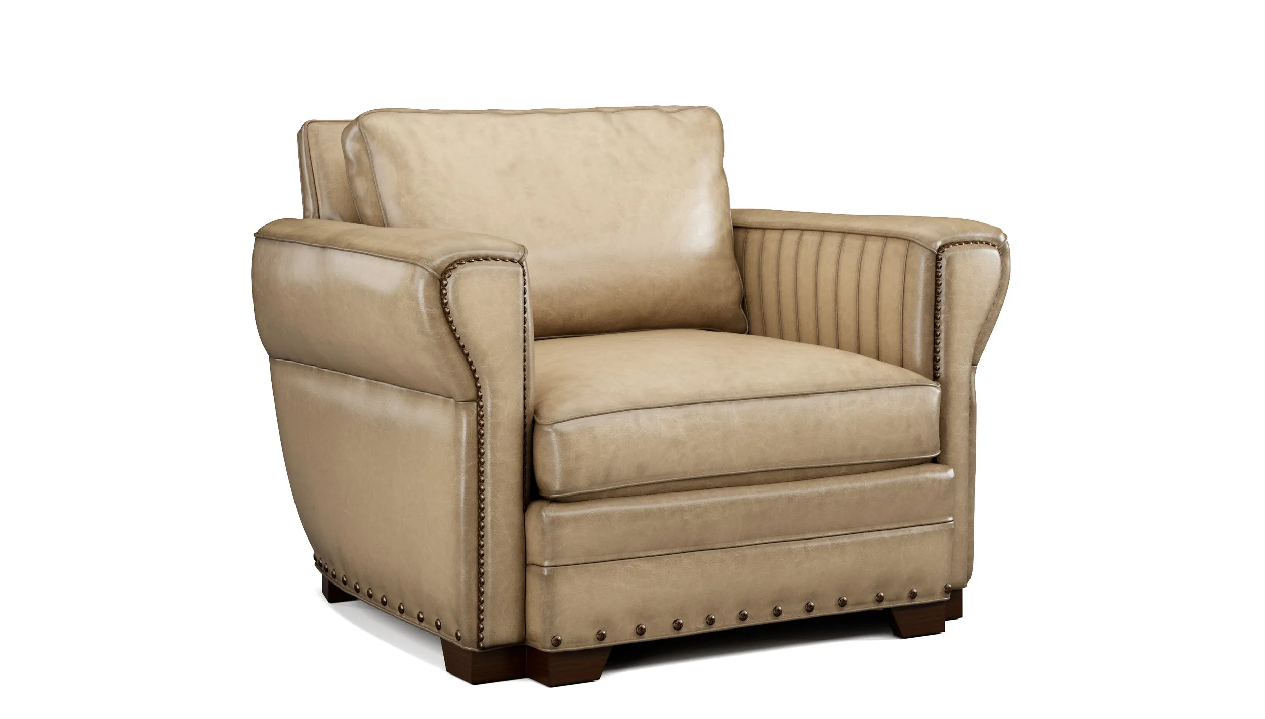 Duncan ll Handcrafted Western Style Luxury Leather Chair