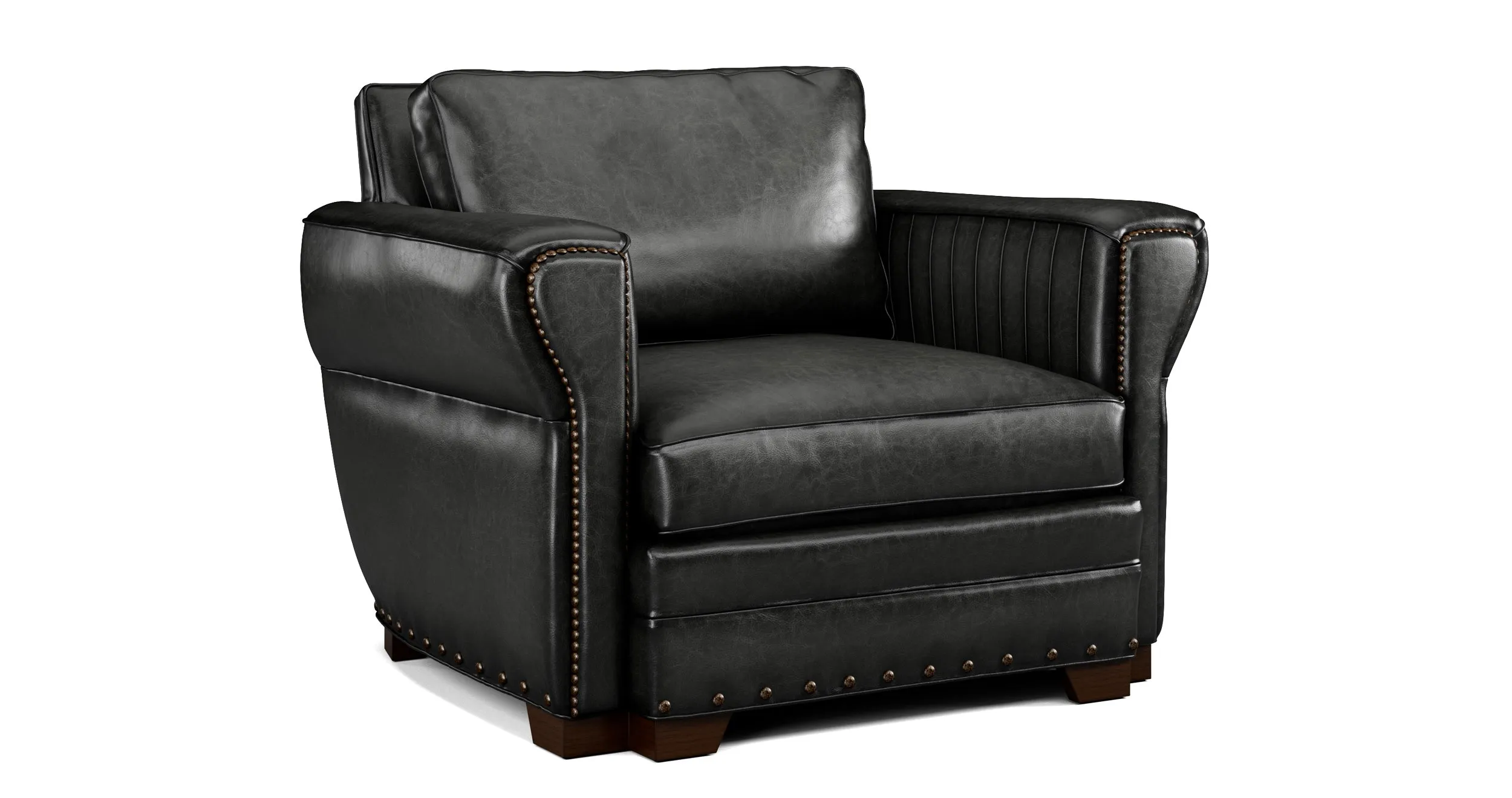 Duncan ll Handcrafted Western Style Luxury Leather Chair