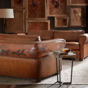 Duncan Mustang Leather Couch gaming chair, computer chair